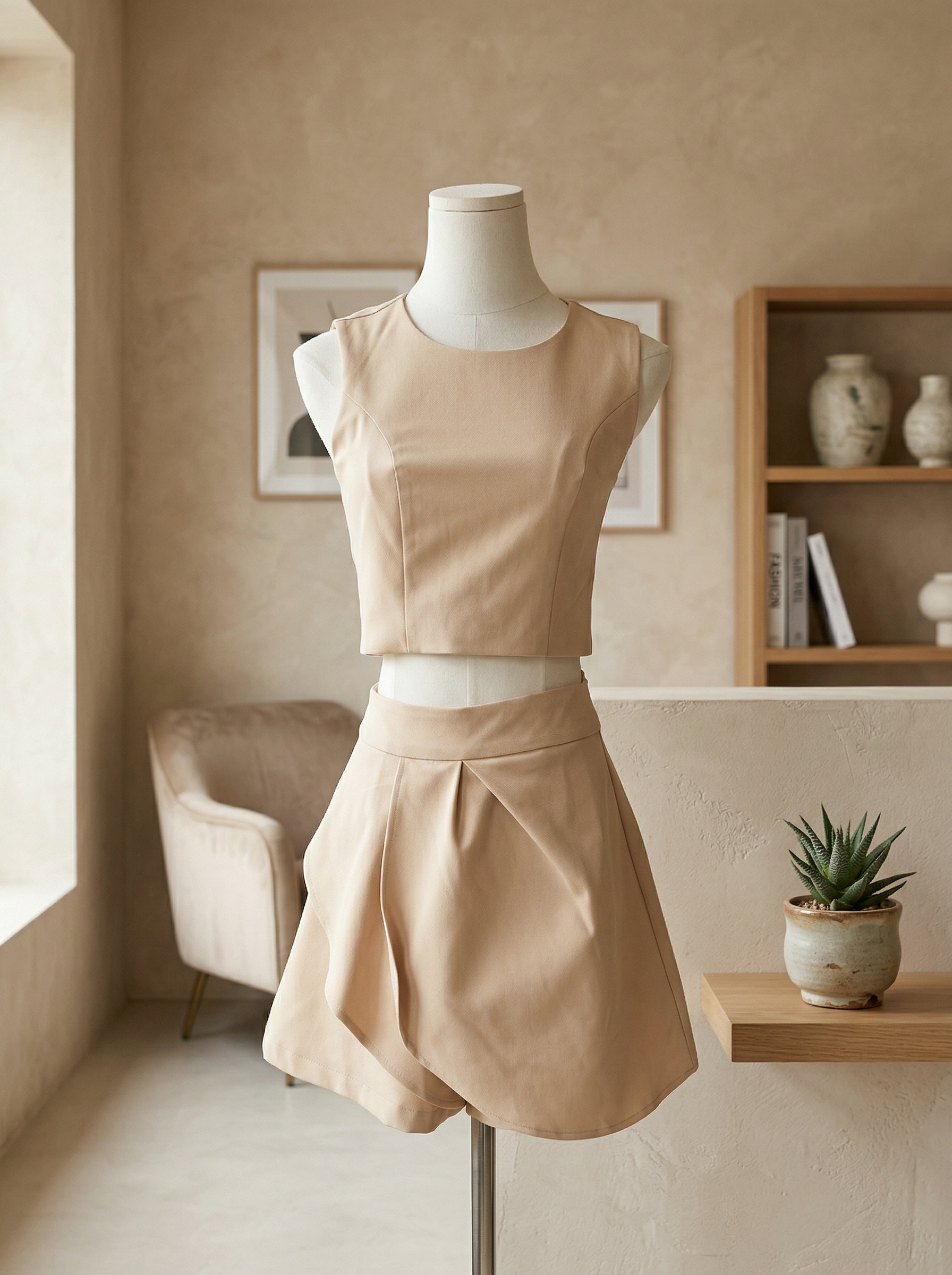 气质通勤风两件套 (ST21618)