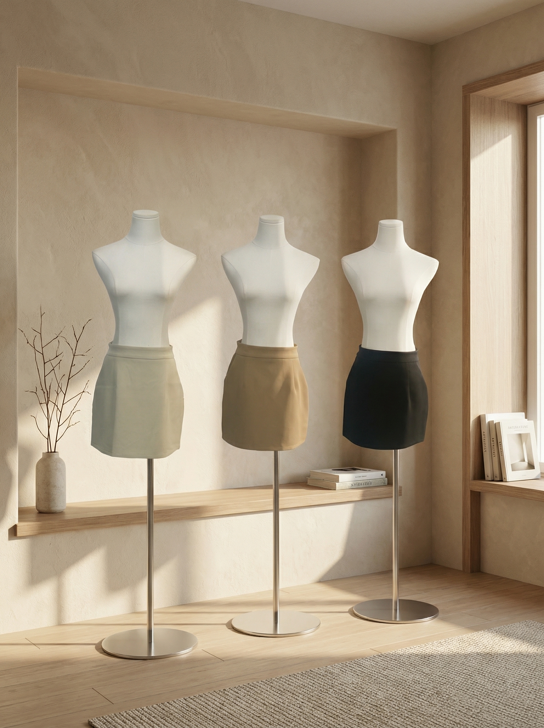 【LATTE NOON】韩系气质A字显瘦高腰包臀裙 (ST21443)