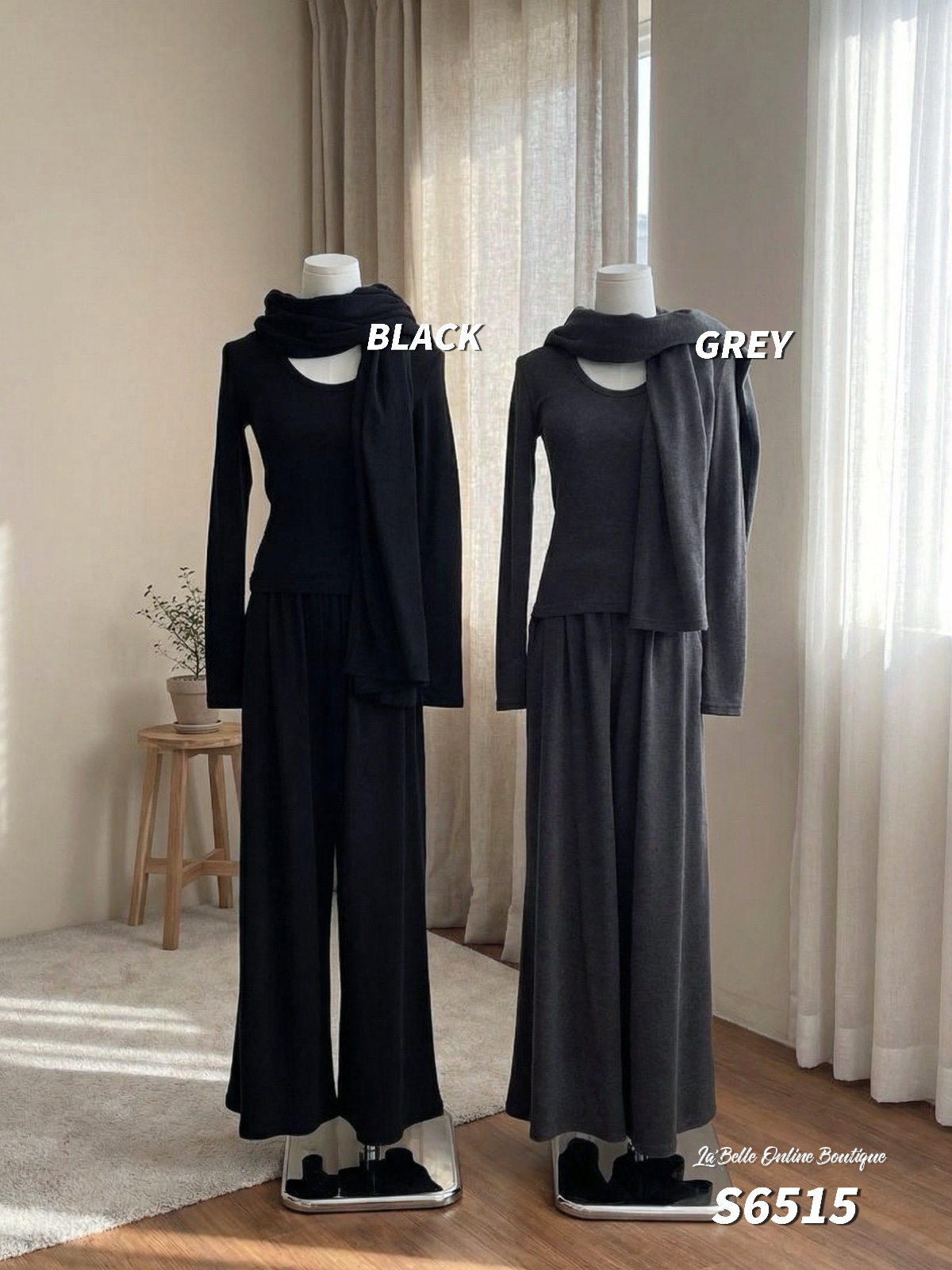 韩系慵懒风两件套 (S6515)