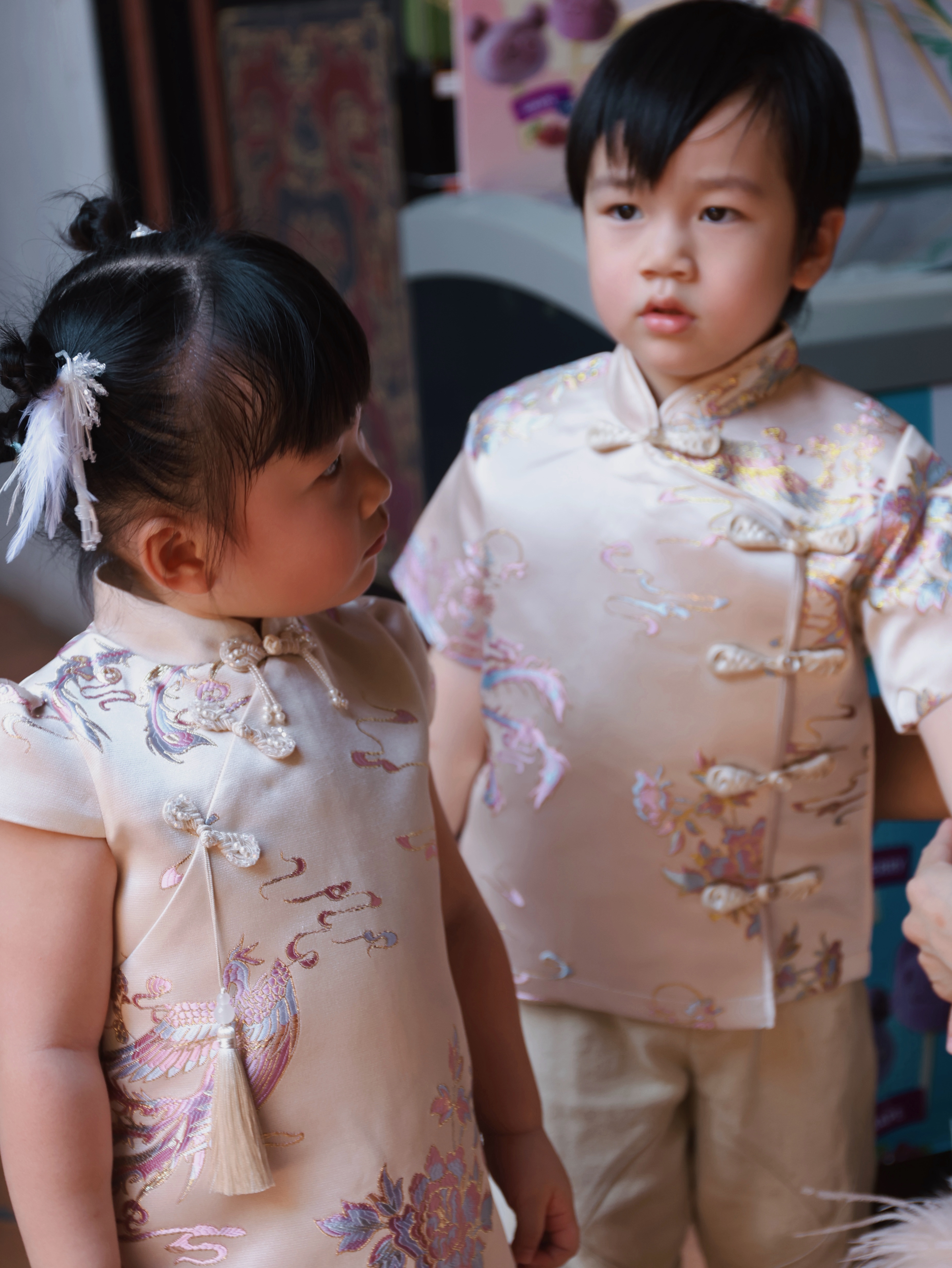 【LBP亲子系列-男童款】独特改良版唐装上衣 (F70137)