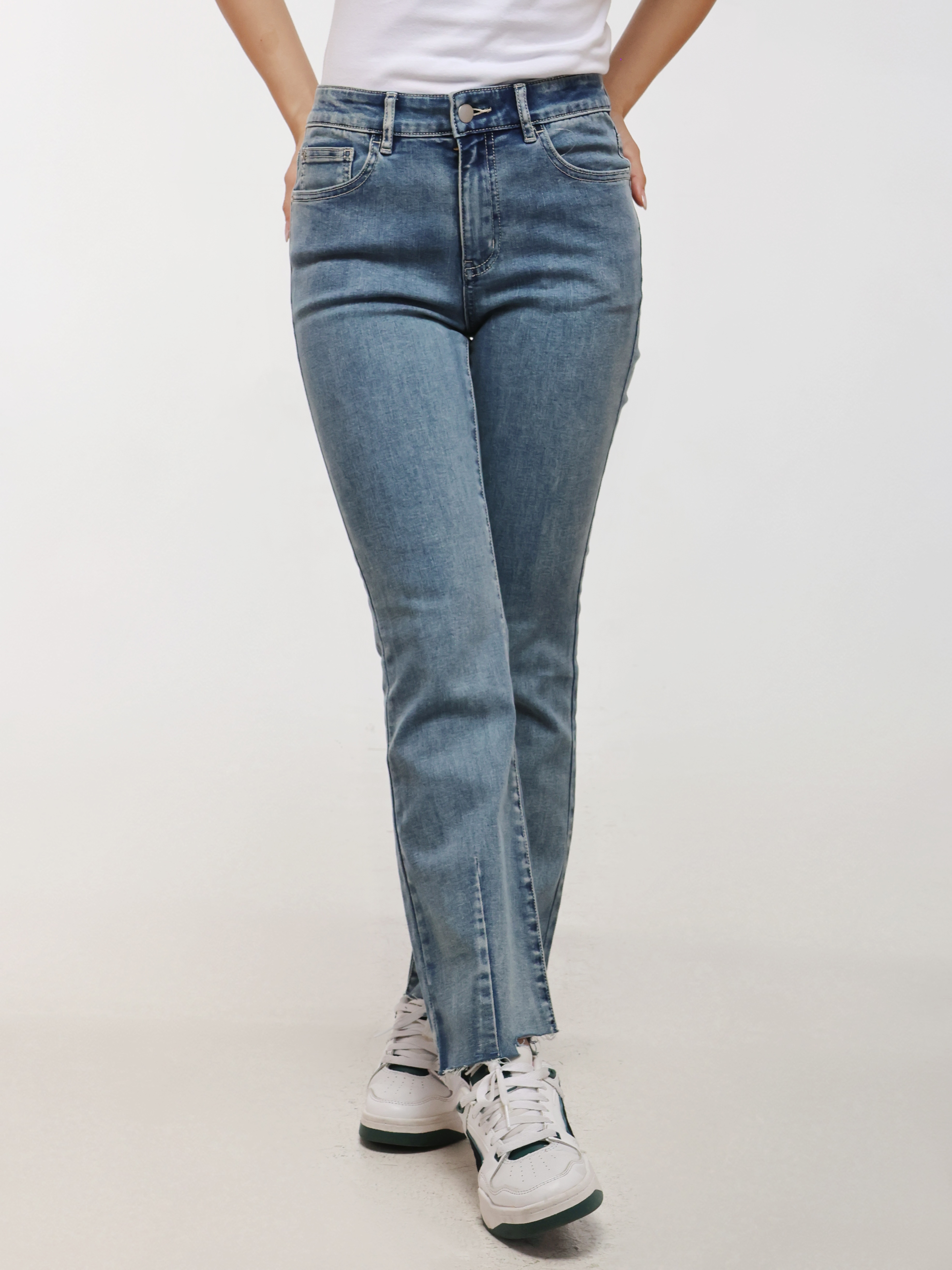 Slim Fit Women's Long Jeans (YS30132)