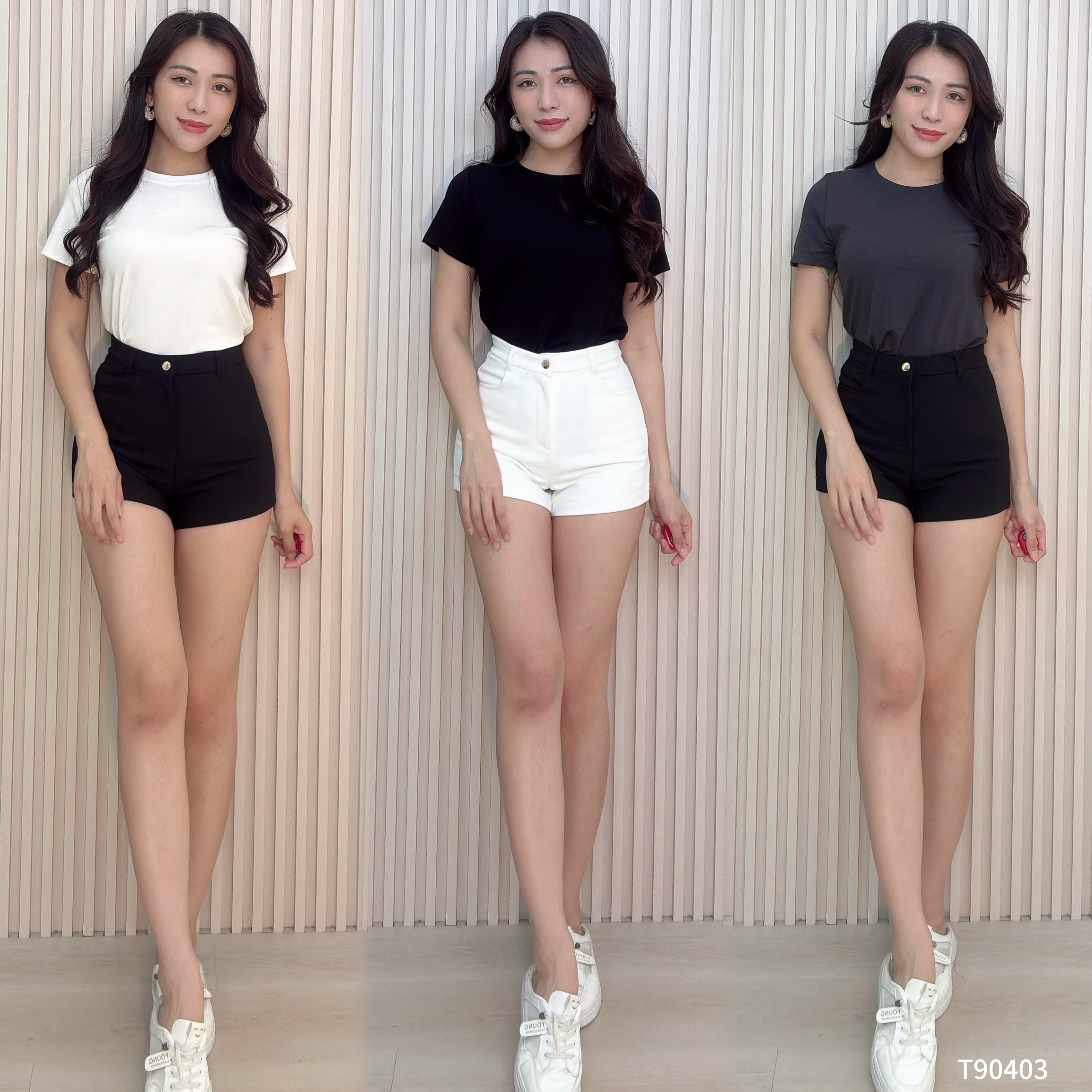 【LBB独家基础系列】百搭纯色圆领T恤  (T90403)