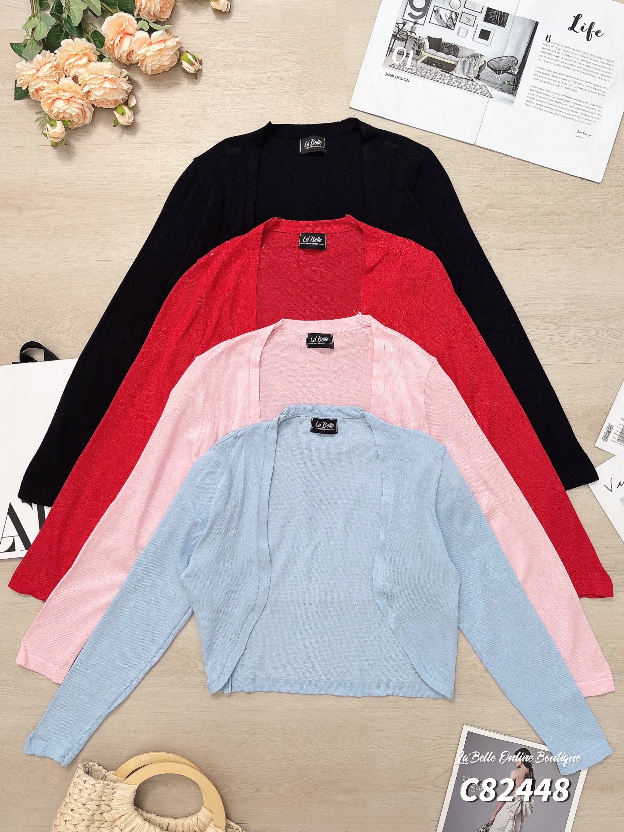 百搭不规则设计开衫外套 (C82448)