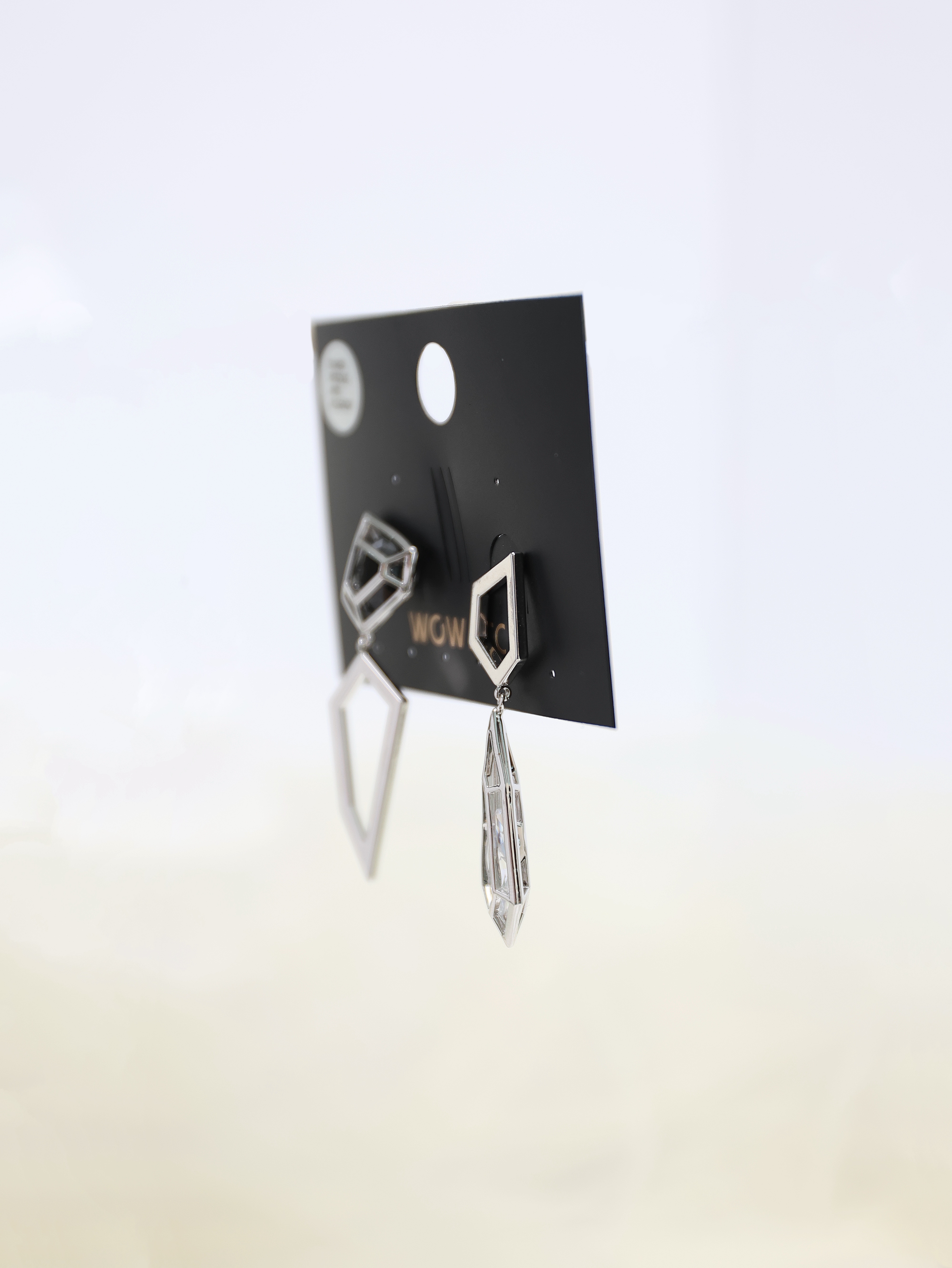 【W45907】22-Silver pin earrings-BM16