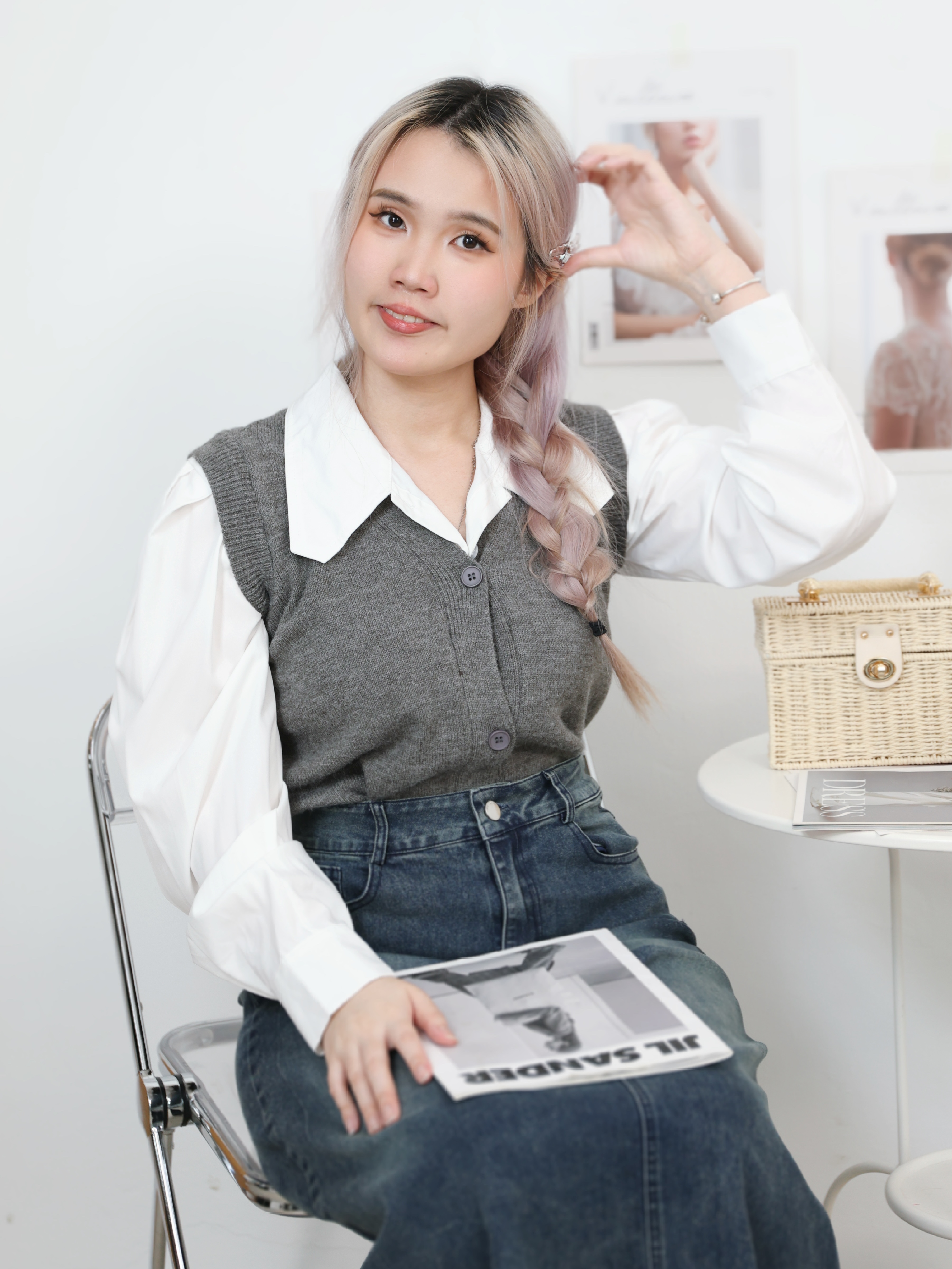 【LBP独家】百搭显瘦A字半身裙 (J3511)-La'Belle Fashion Boutique Sdn Bhd
