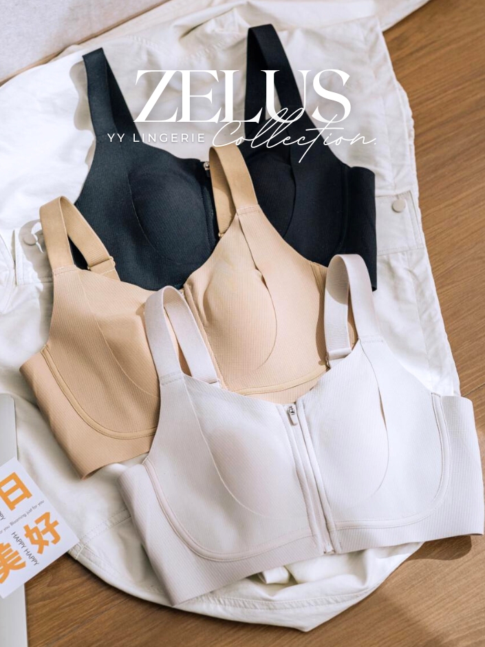 【YYL】运动版型一片式无痕拉链大胸救星Bra (4360)