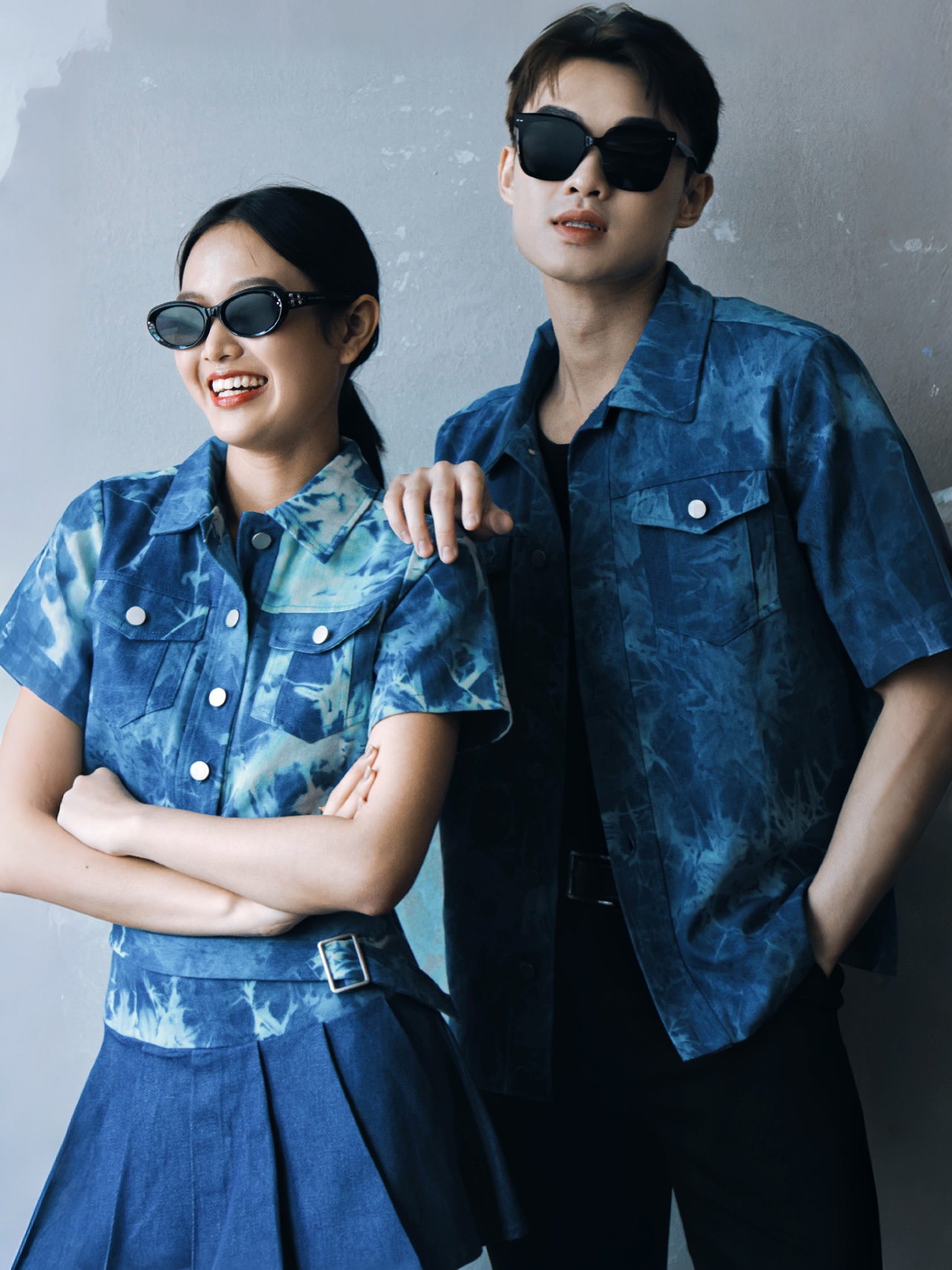 【预购PRE-ORDER】【LBP 独家情侣款系列】独特扎染牛仔两件套 (ST21554)