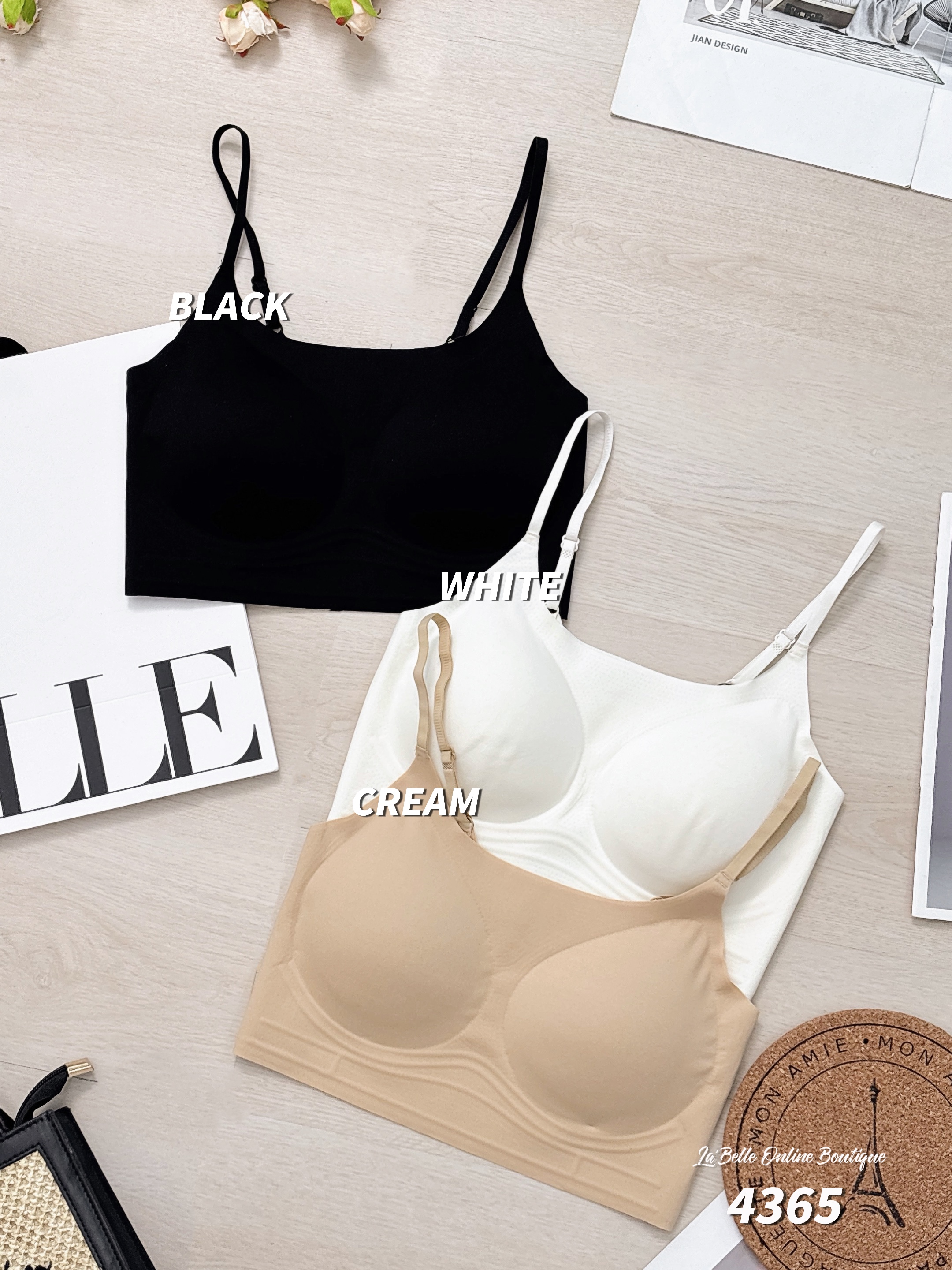 防走光云感果冻吊带内搭 (4365)