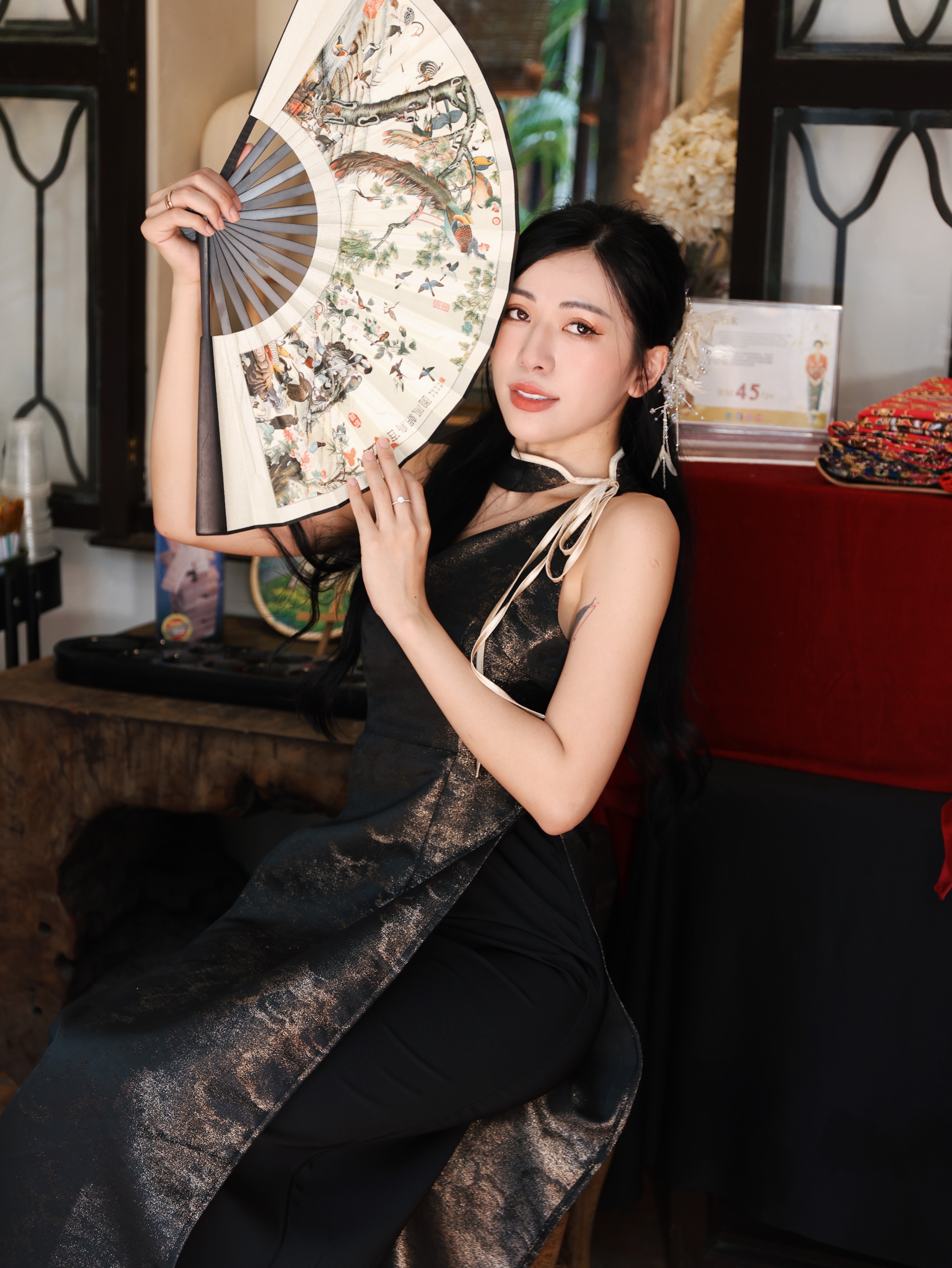 【LBP 独家新年系列】独特国风设计旗袍连身裙 (ST21522)