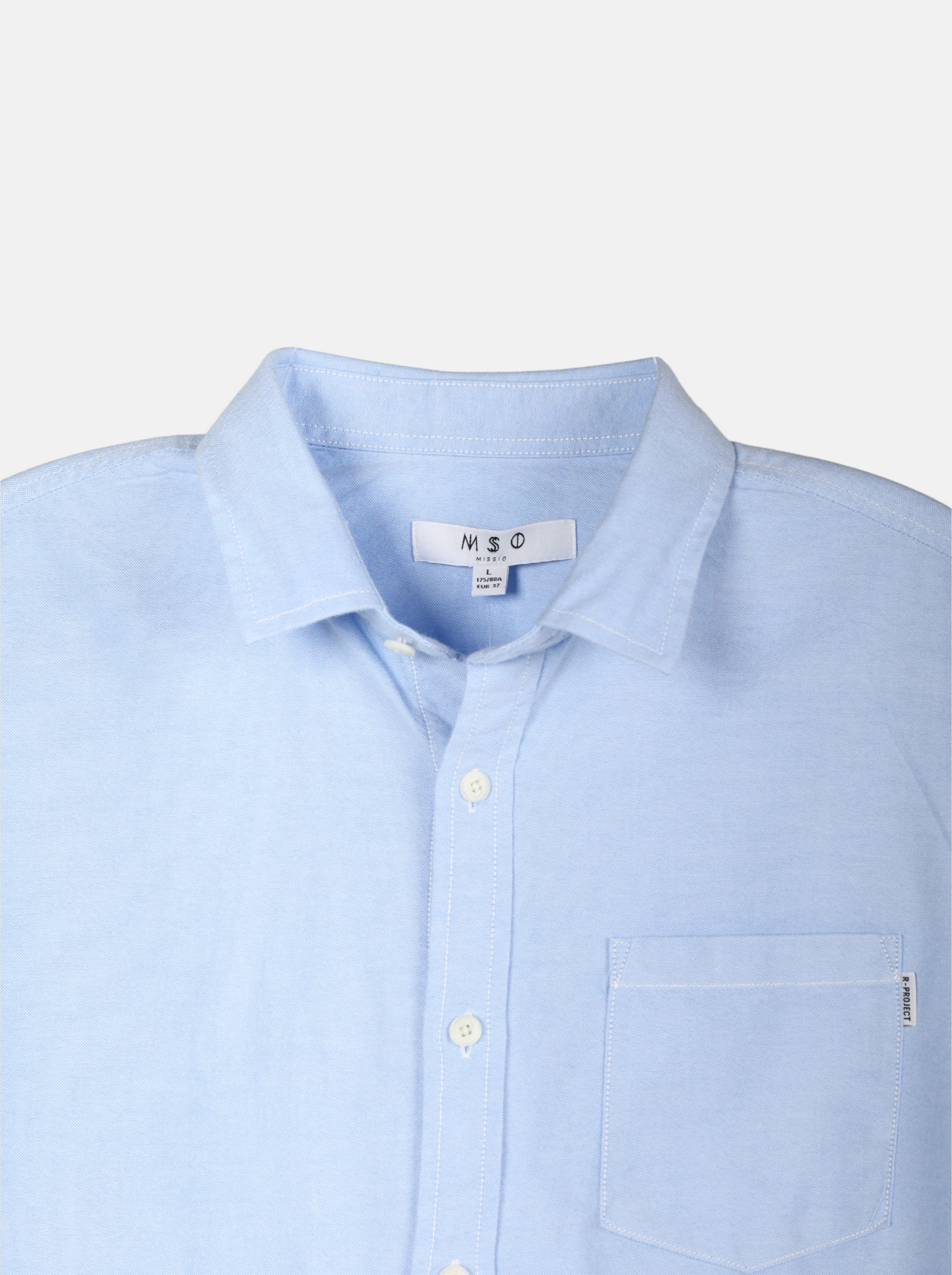 Men's Solid Colour One Side Pocket Button-up Shirt  (YS30128)