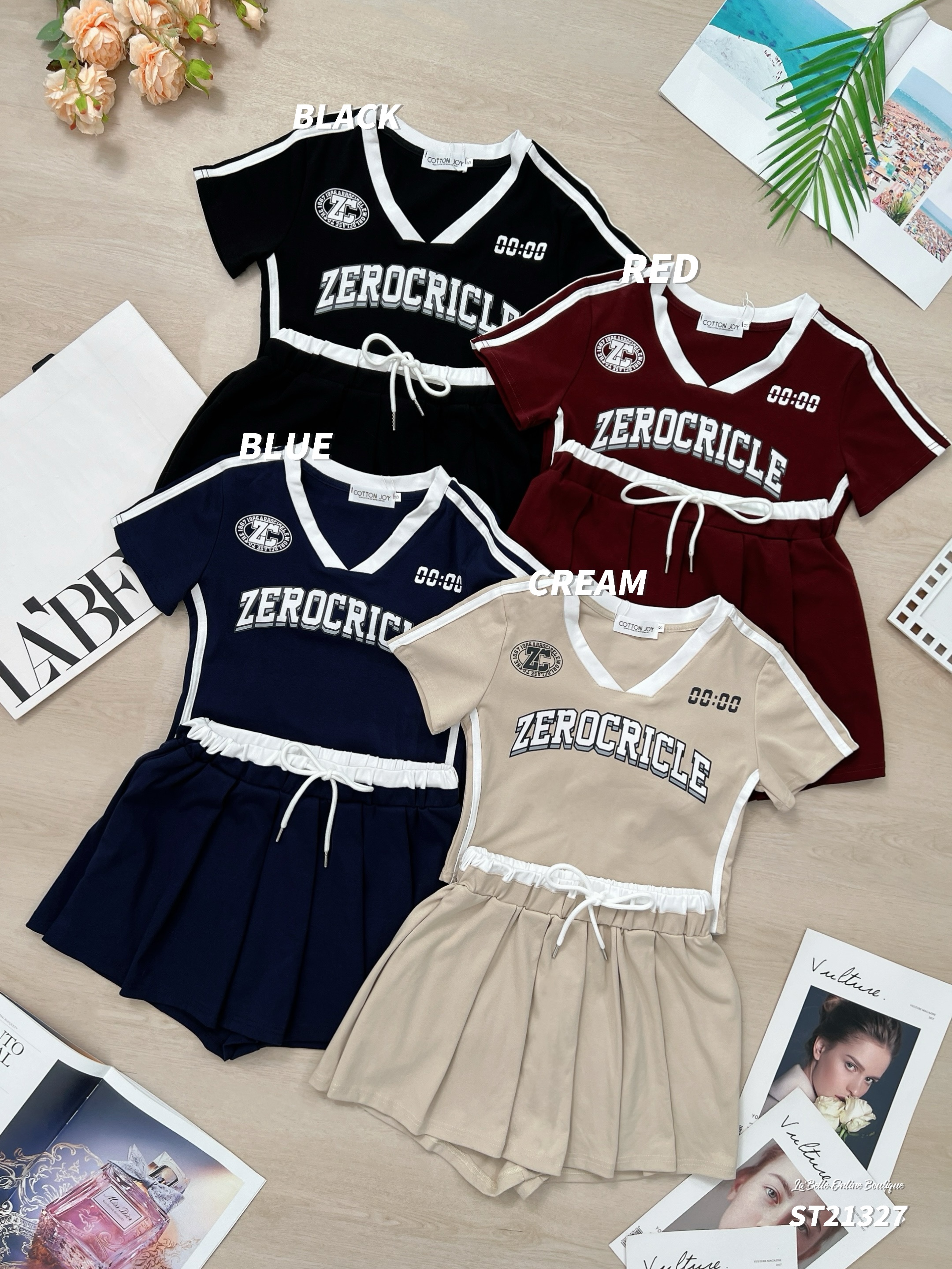 休闲运动风两件套 (ST21327)