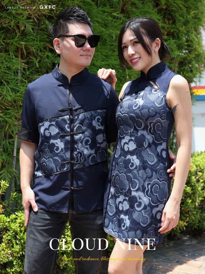 【LBP GXFC 独家新年系列 - 祥云瑞彩】复古经典款无袖立领旗袍连身裙 (ST21092)-La'Belle Fashion Boutique Sdn Bhd