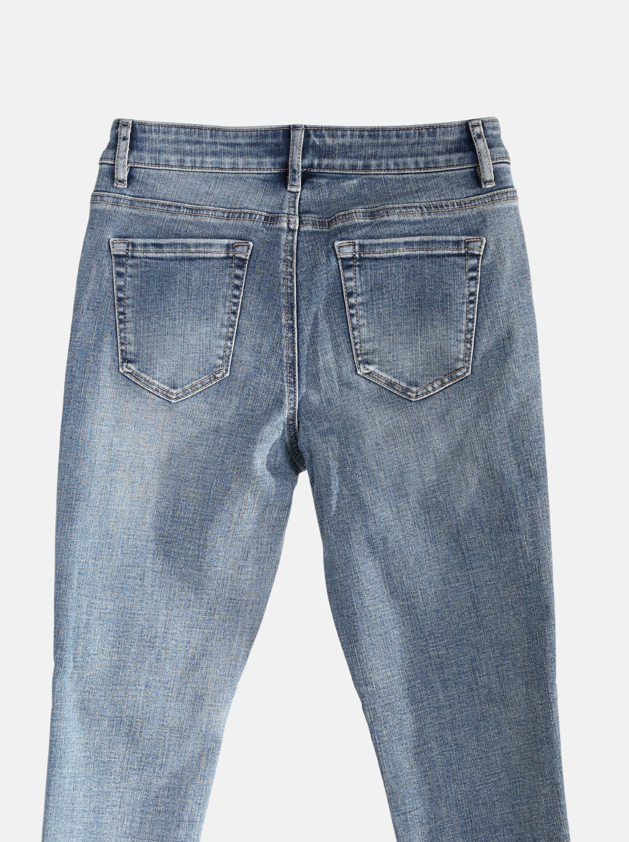 Women's Jeans with Small Ripped Details (YS30104)