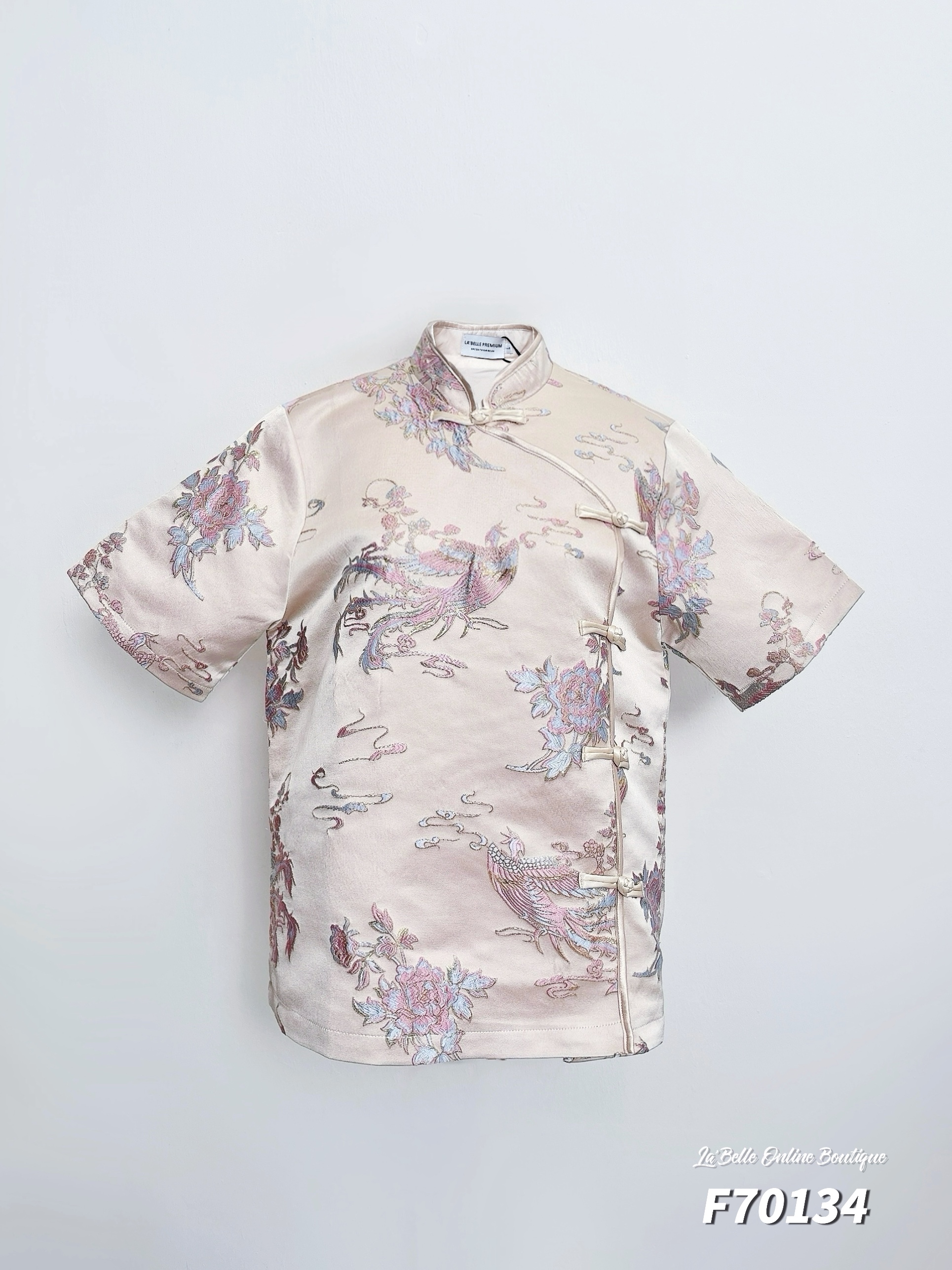 【LBP亲子系列-爸爸款】独特改良版唐装上衣 (F70134)