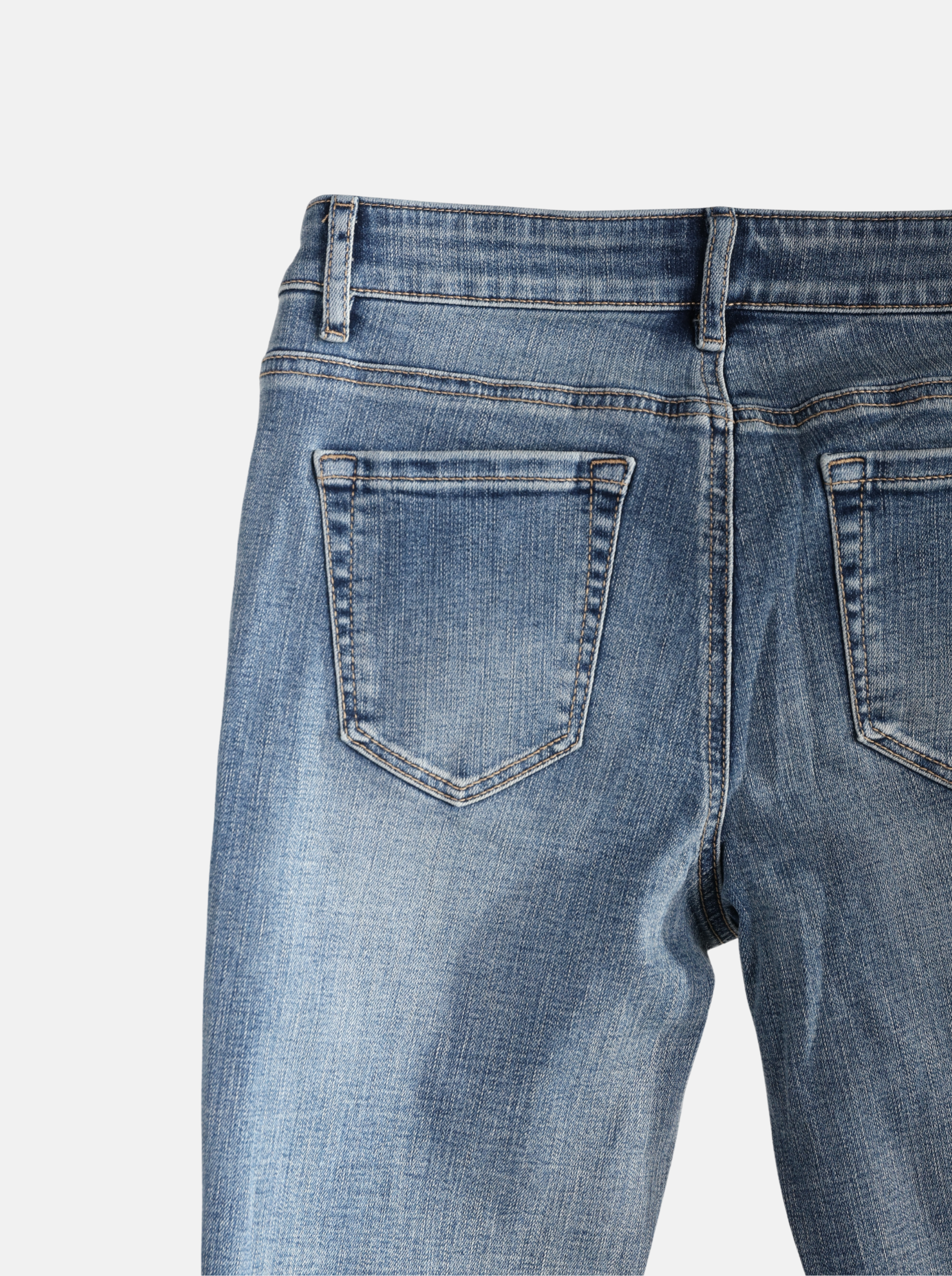 Women's Jeans with Small Ripped Details (YS30104)