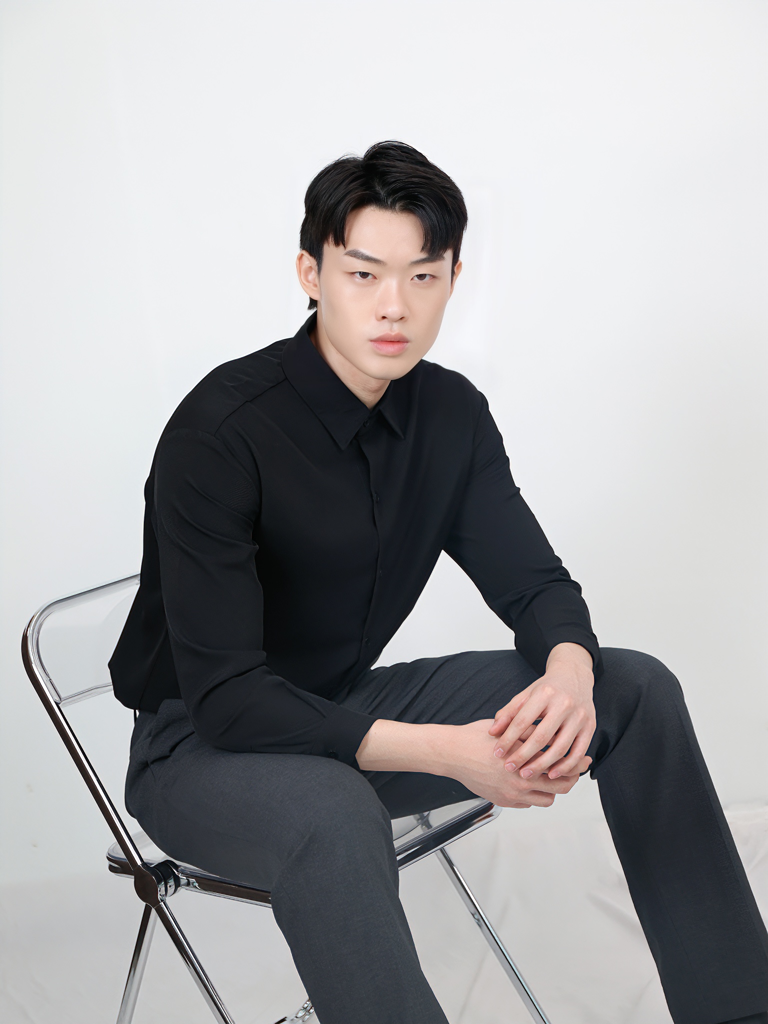 【STICKMEN】Elite 高级感纯色透气长袖上衣 (SM100102 BLACK)-La'Belle Fashion Boutique Sdn Bhd