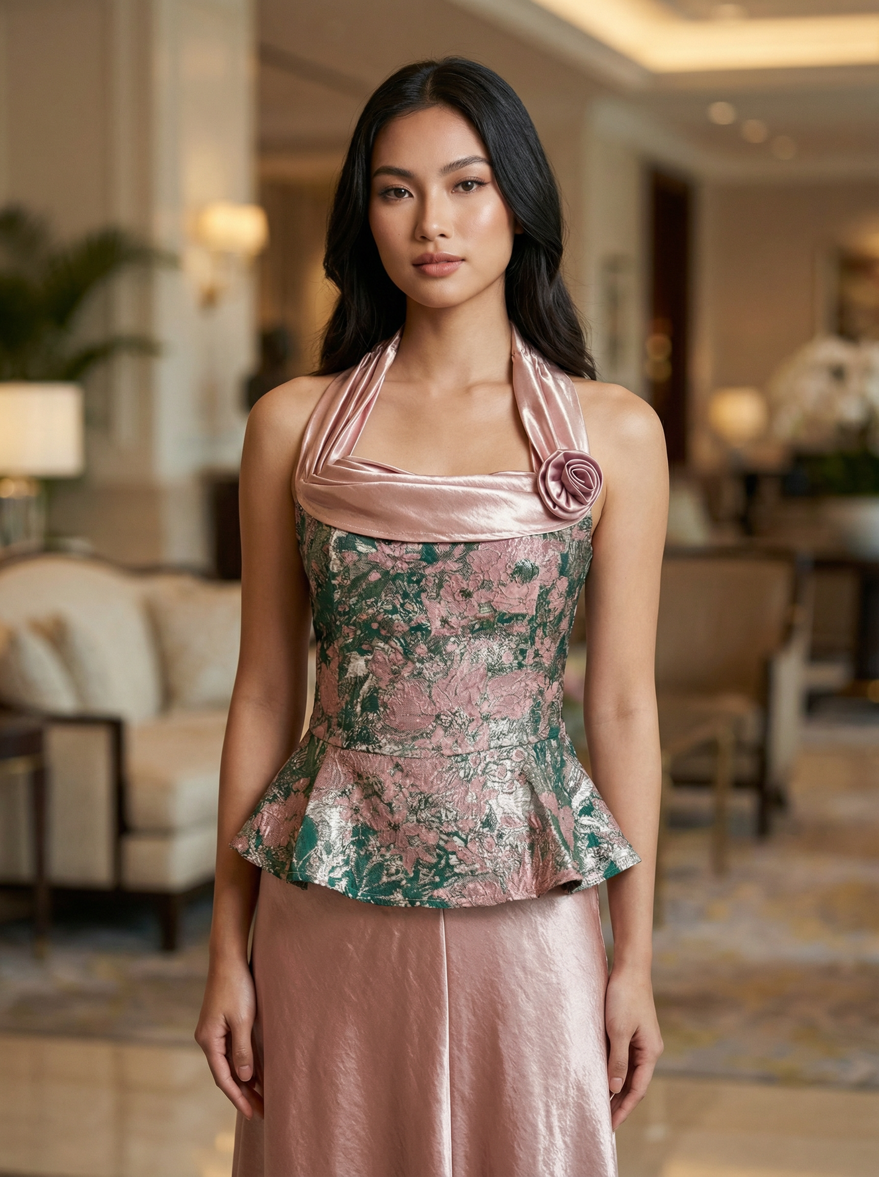 【花蔓缎梦】【LBP独家新年系列】优雅气质风两件套 (ST21597)