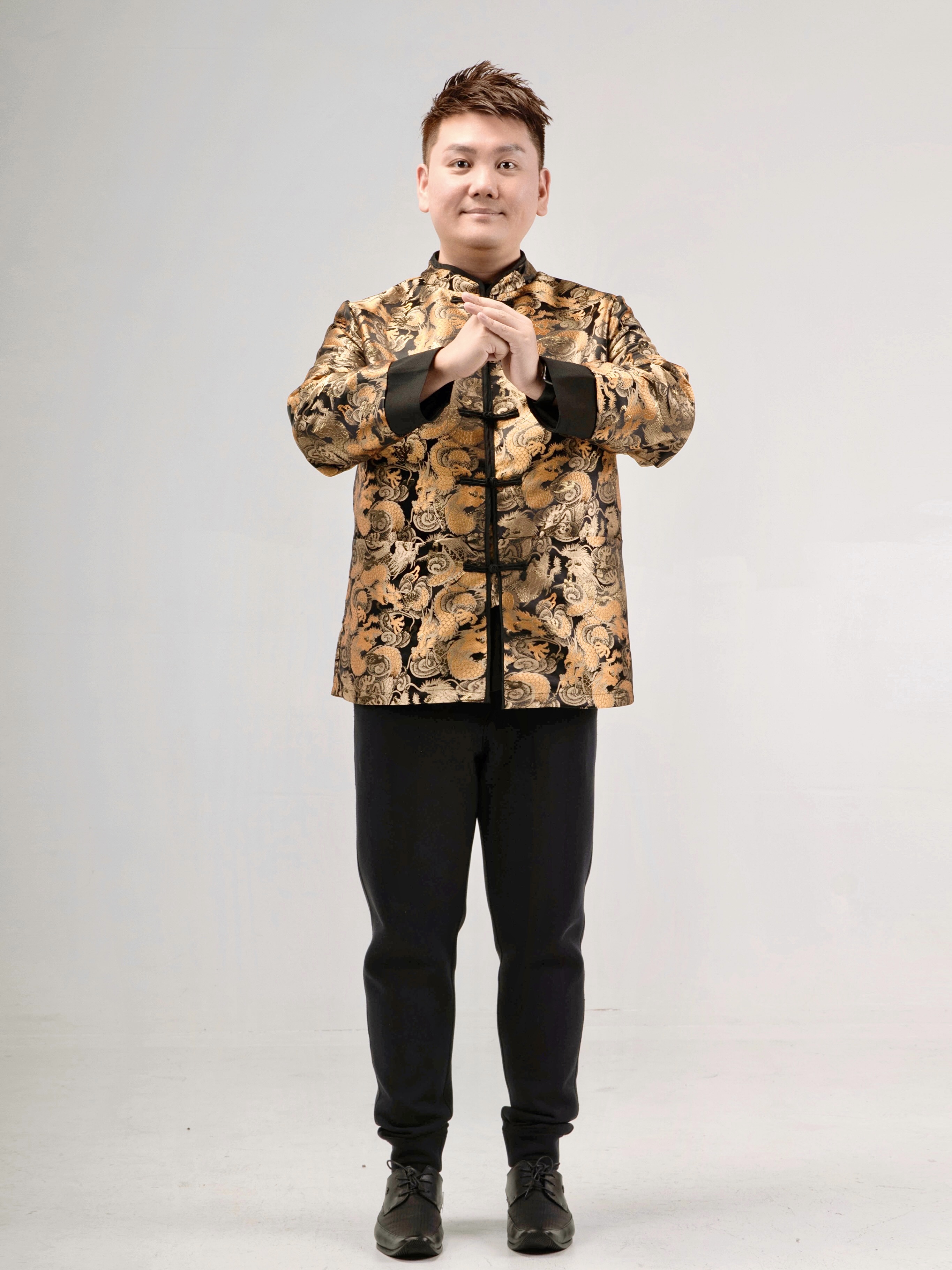 【LBP独家】复古明朝龙纹设计改良版唐装上衣（T9593）