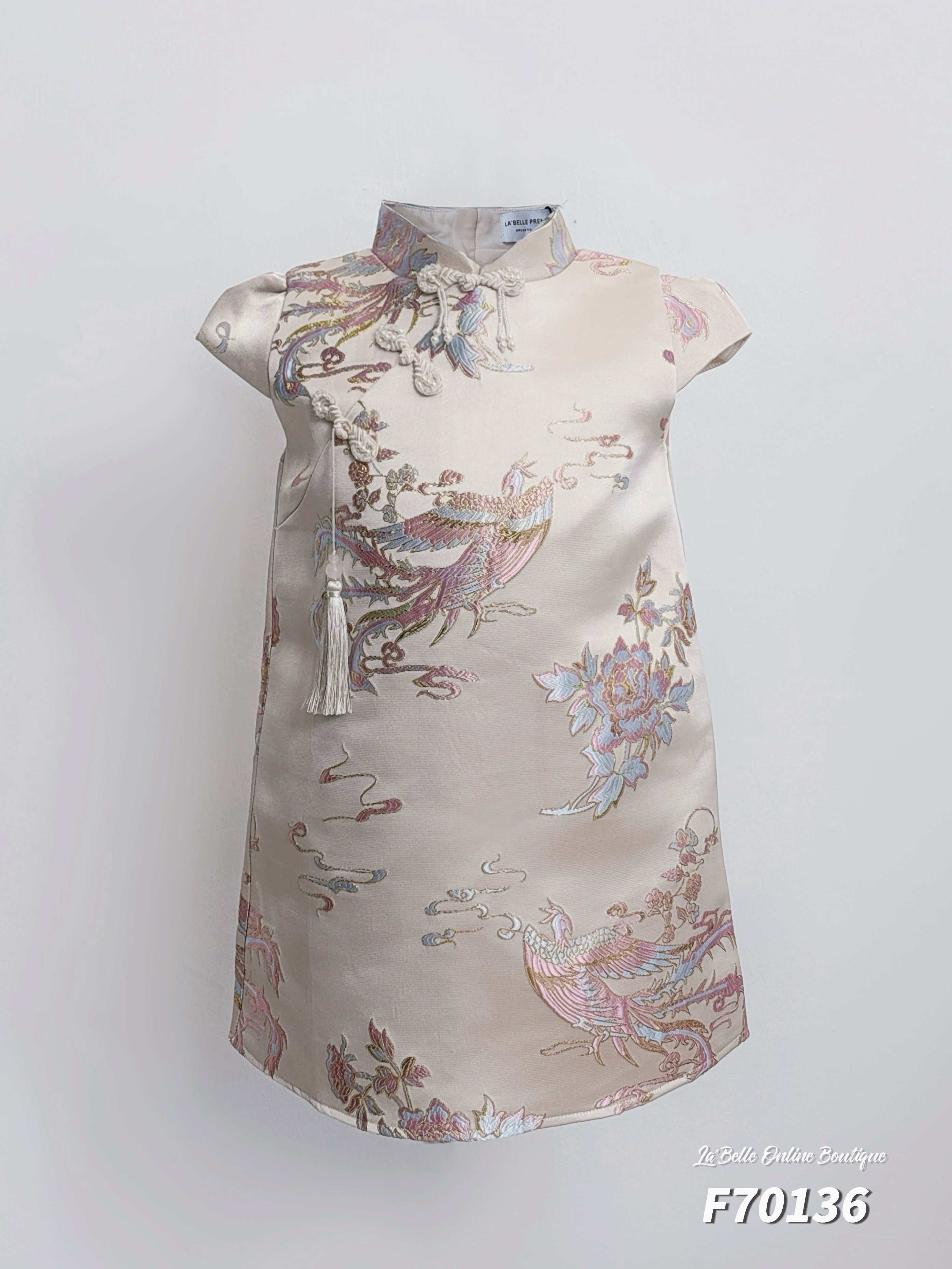 【凤舞云裳】LBP亲子系列 女童款旗袍 （F70136）