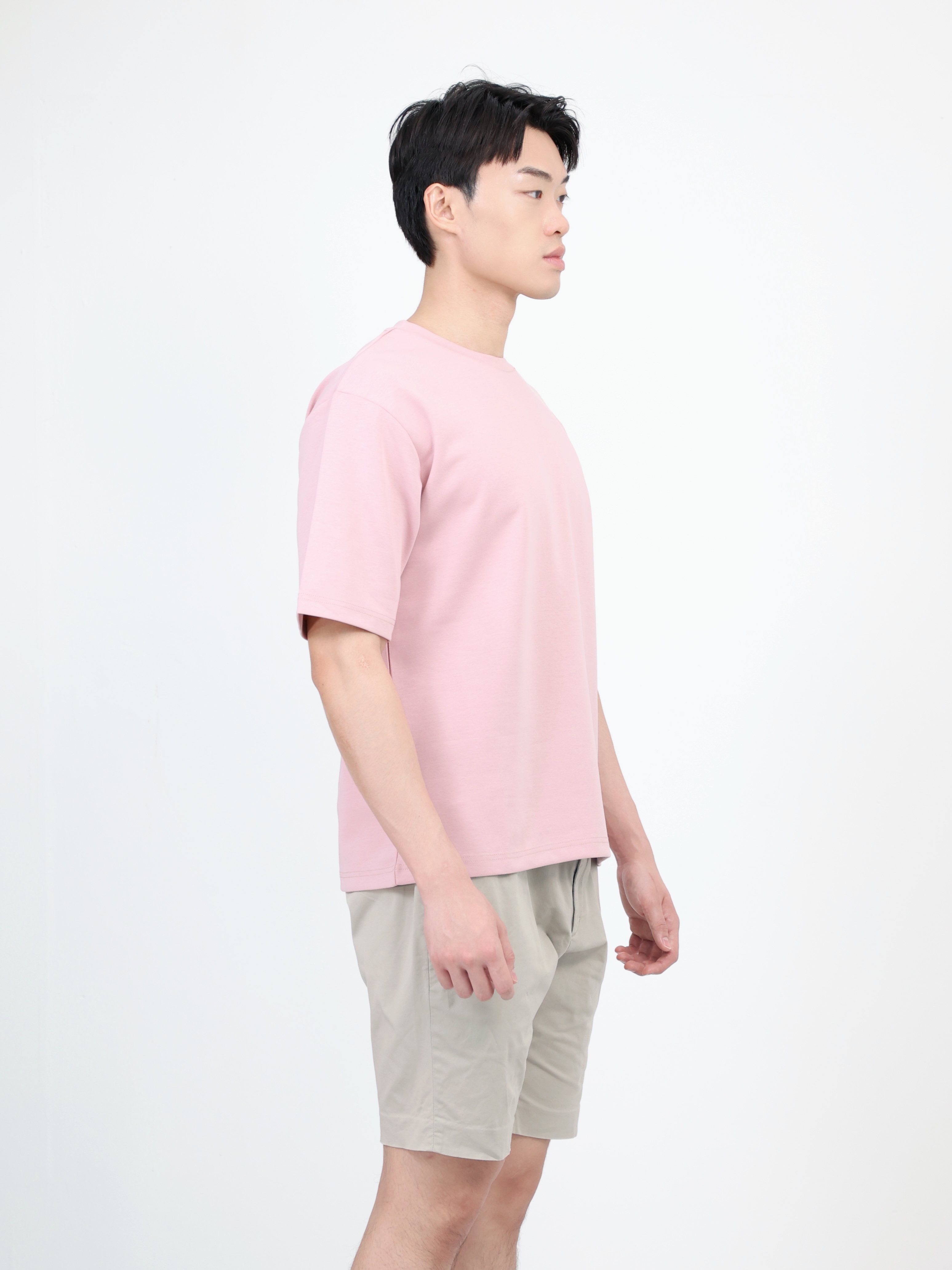 【STICKMEN】舒适圆领宽松OverSize上衣（SM100101 PINK）