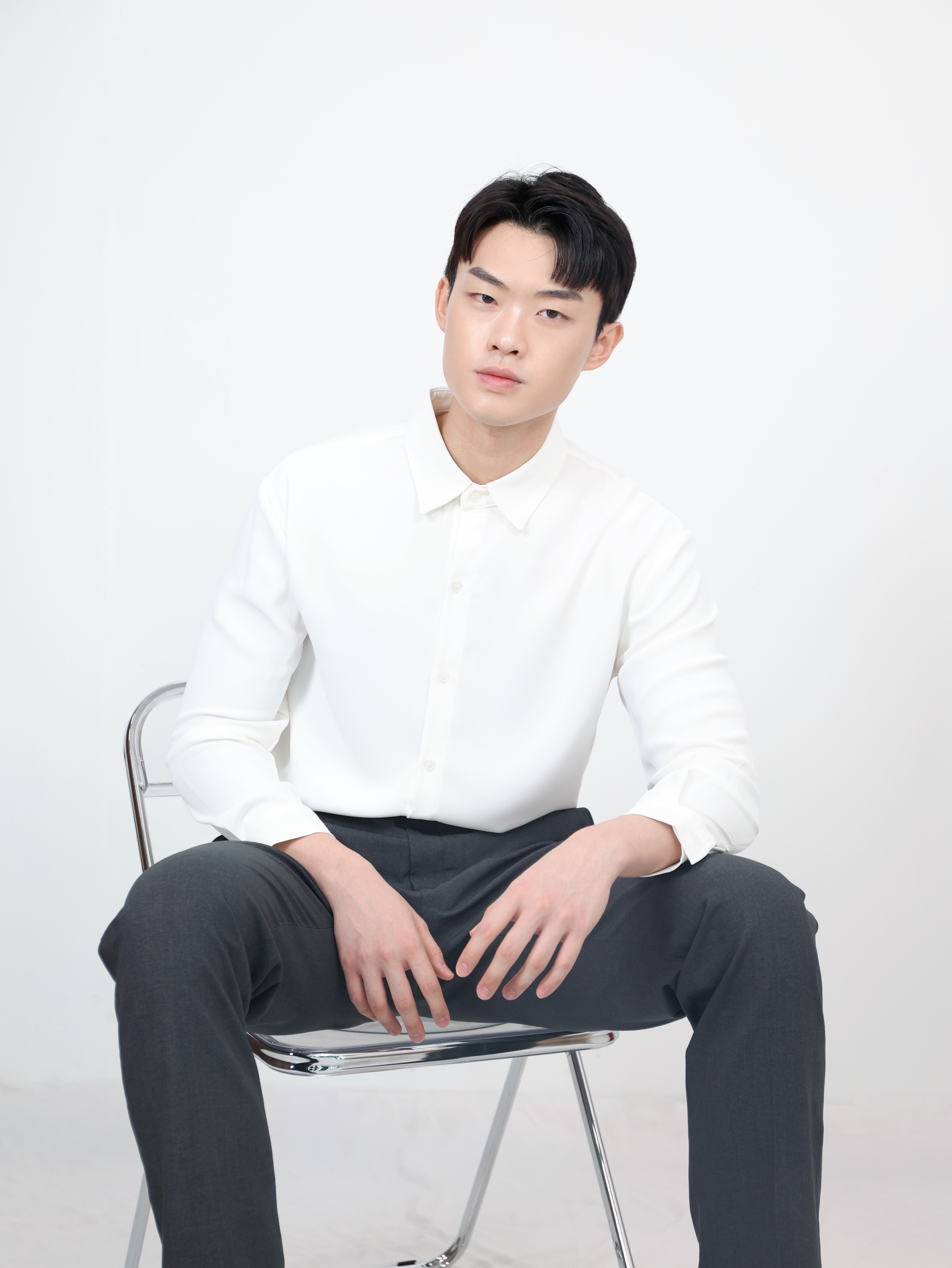 【STICKMEN】Elite 高级感纯色透气长袖上衣 (SM100102 WHITE)-La'Belle Fashion Boutique Sdn Bhd