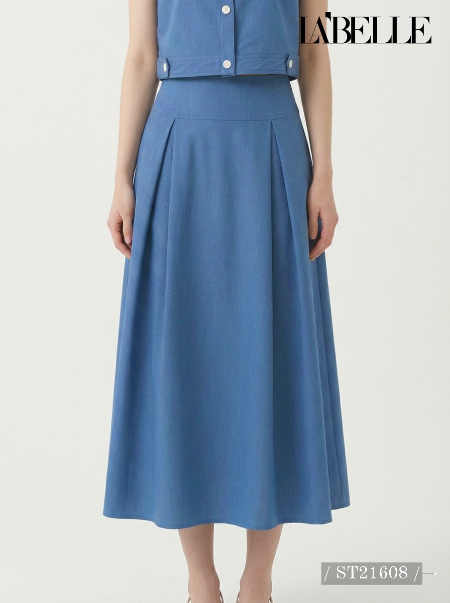 简约牛仔质感两件套 (ST21608)