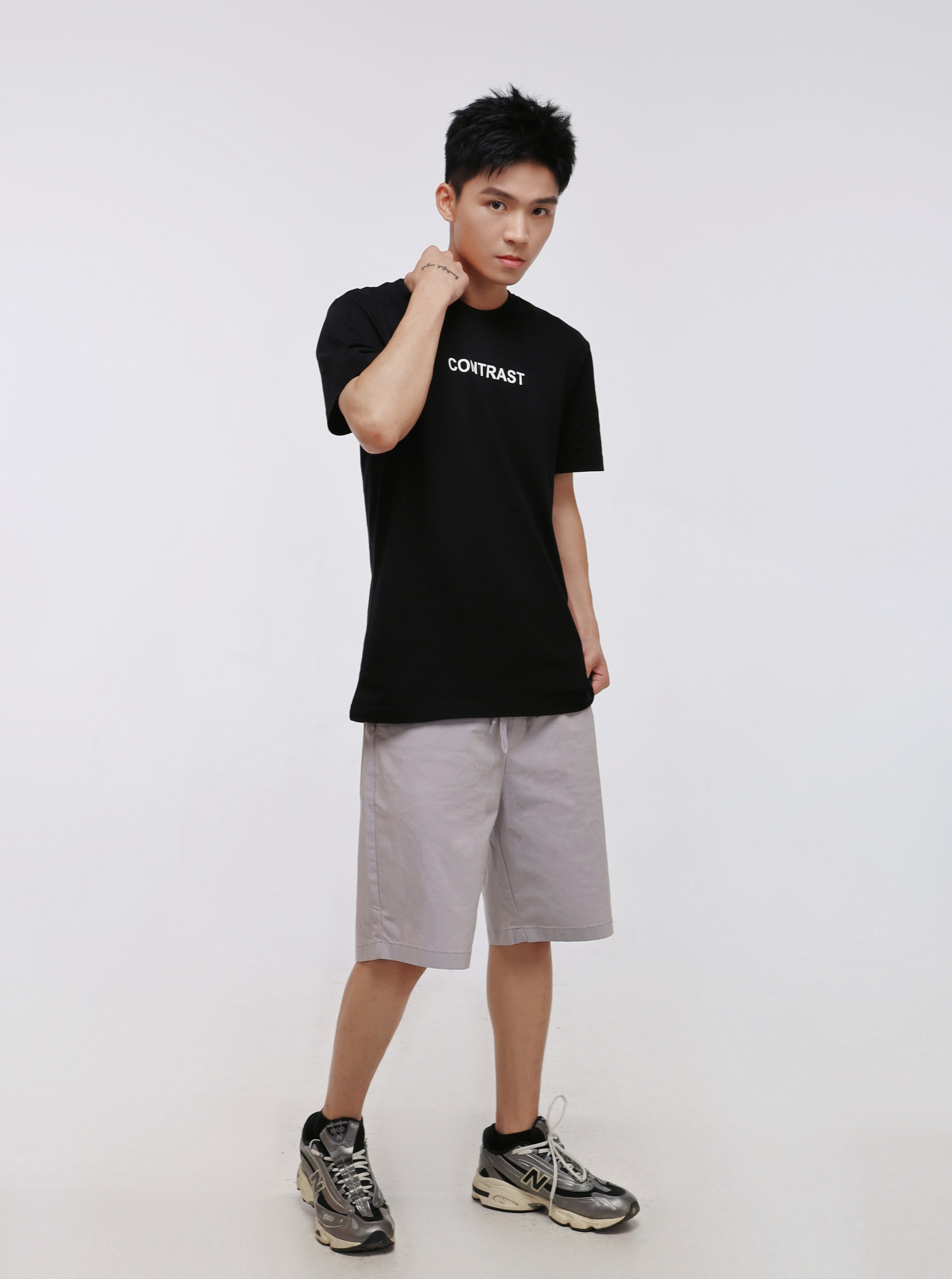 Casual Men's Short Pants with Simple Word Prints (YS30125)