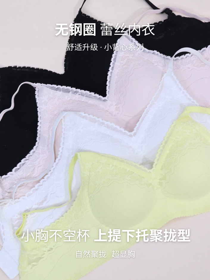 【Luna】简约日常款裸感蕾丝无钢圈无痕内搭 / 胸 露娜（4262）