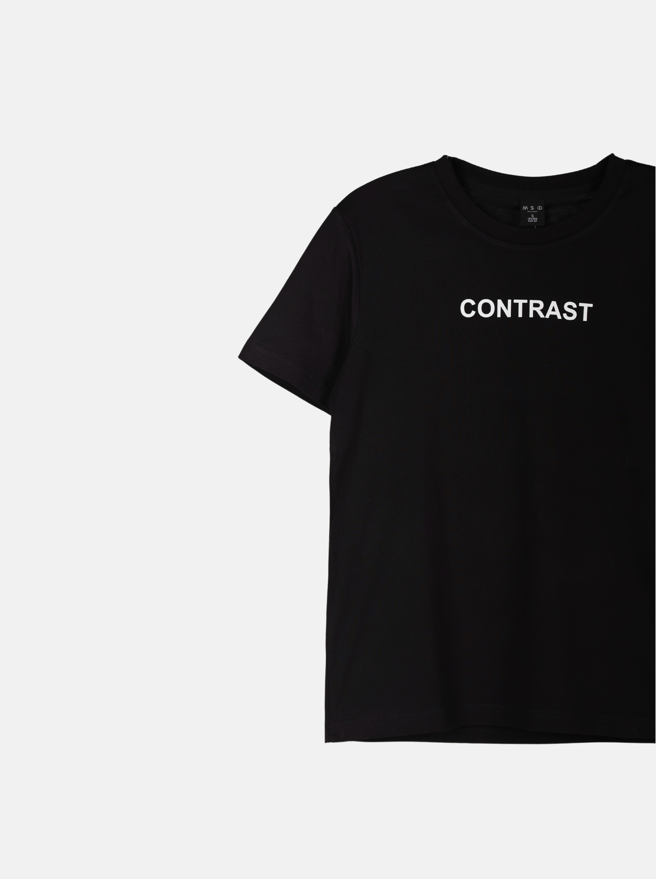 Men's Knitted Casual Wear with "CONTRAST" Slogan (YS30117)