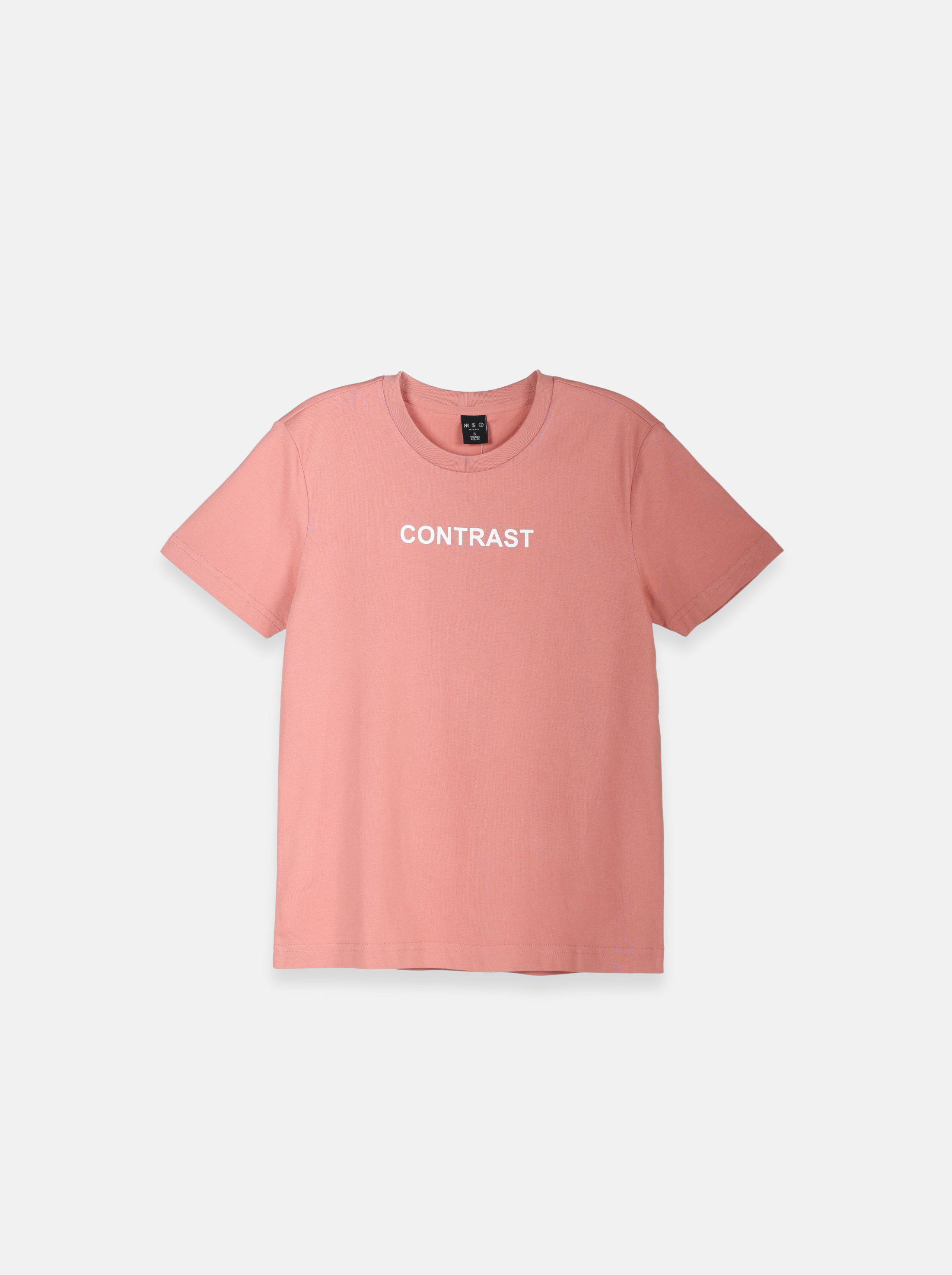 Men's Knitted Casual Wear with "CONTRAST" Slogan (YS30117)