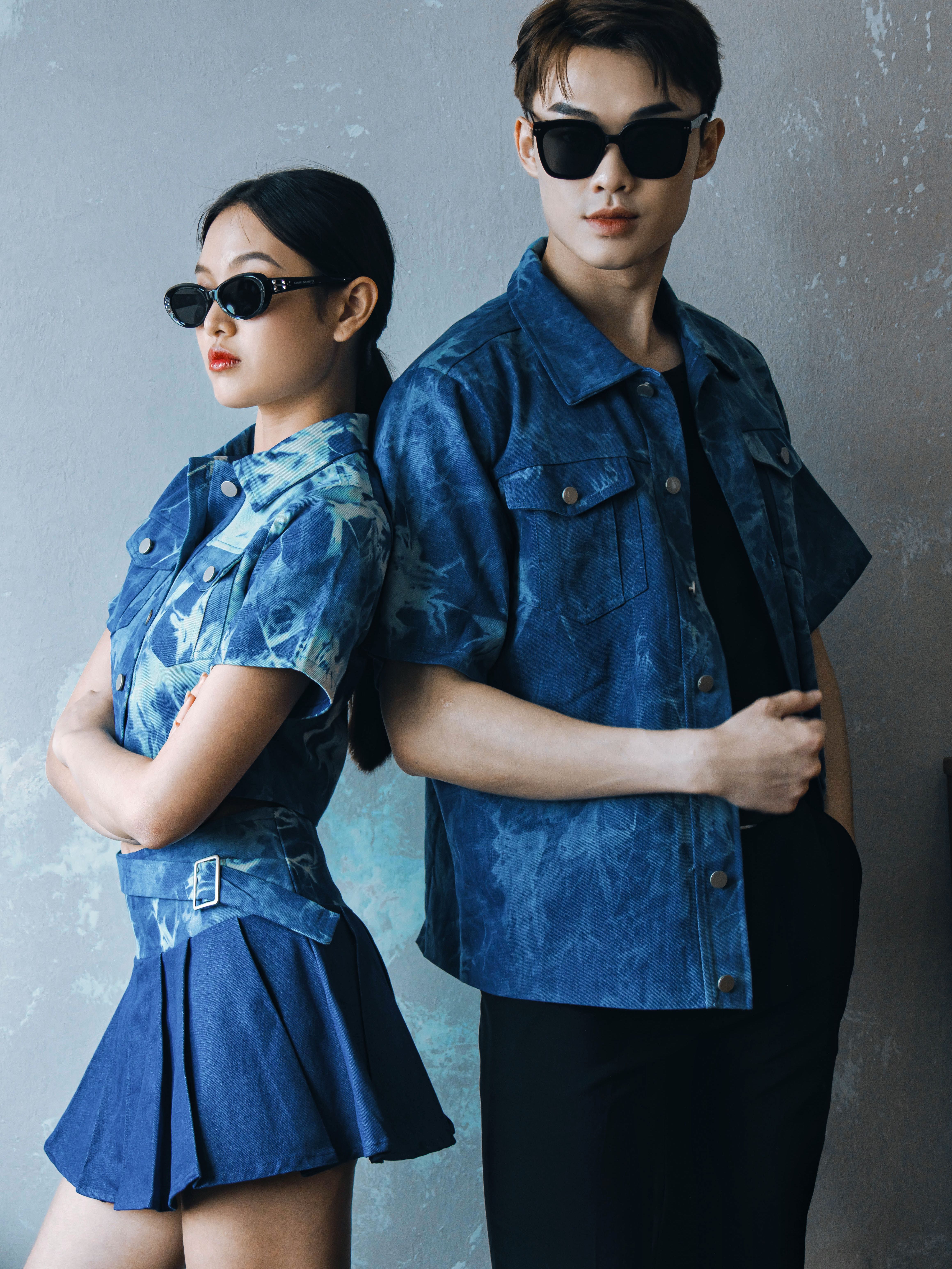 【预购PRE-ORDER】【LBP 独家情侣款系列】独特扎染牛仔两件套 (ST21554)