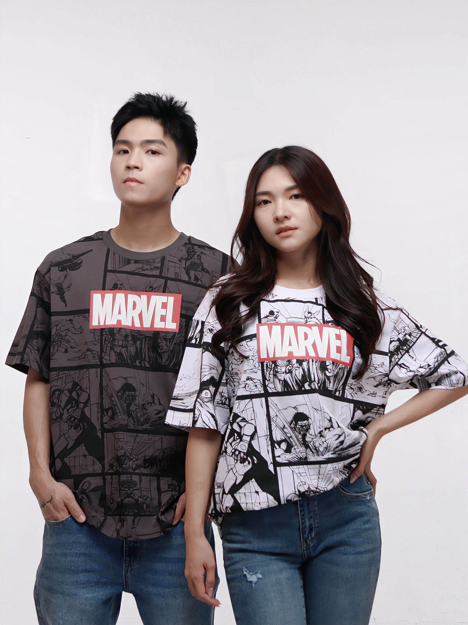 Marvel Comic Men's Knitted T-Shirt (YS30149)