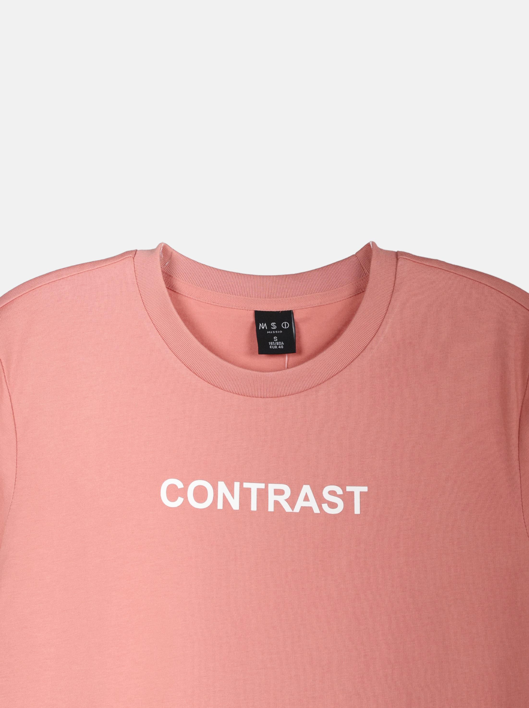 Men's Knitted Casual Wear with "CONTRAST" Slogan (YS30117)