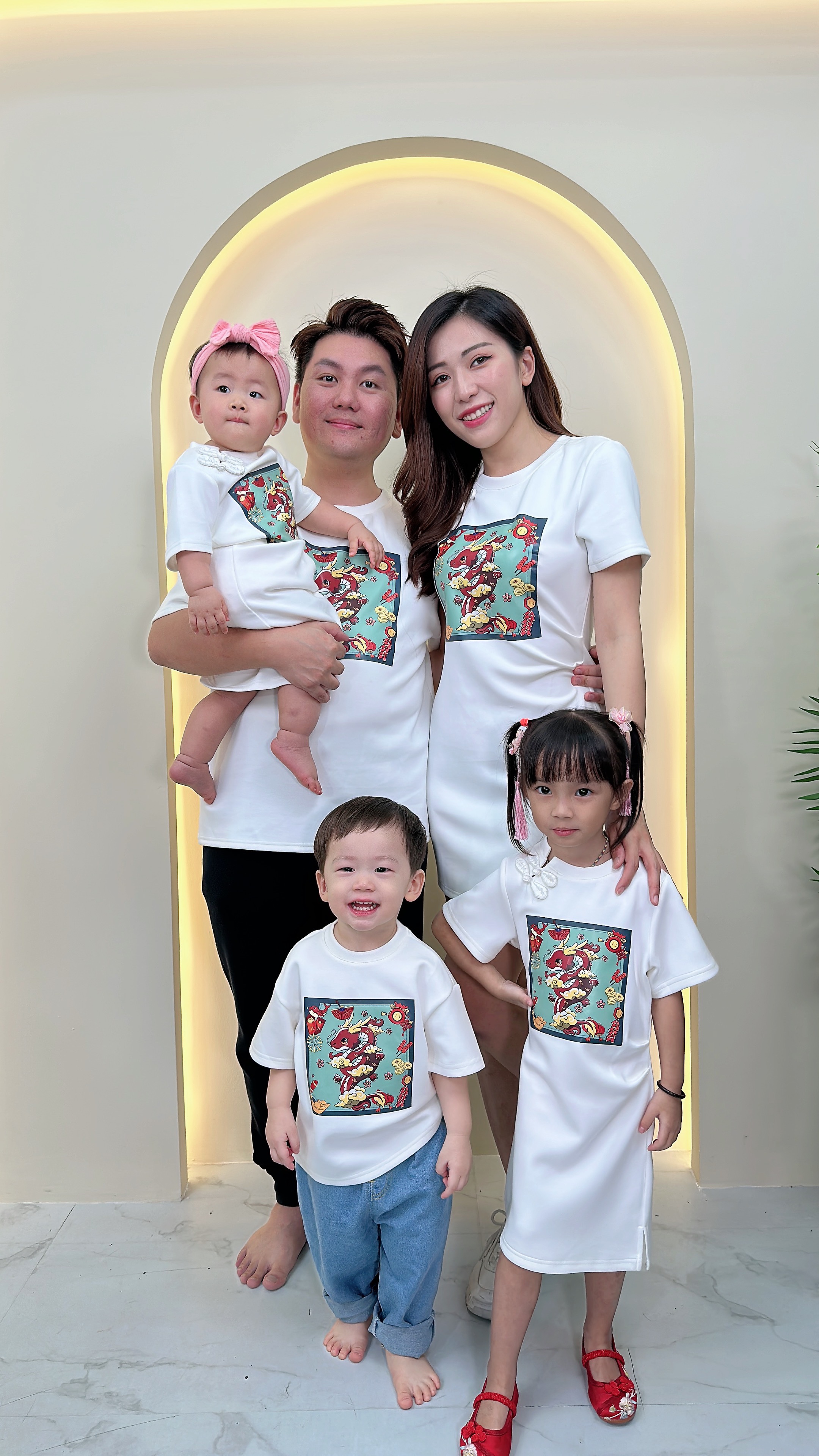 【LBP亲子系列】可爱小龙LB图案设计上衣【爸爸版】（F70110）