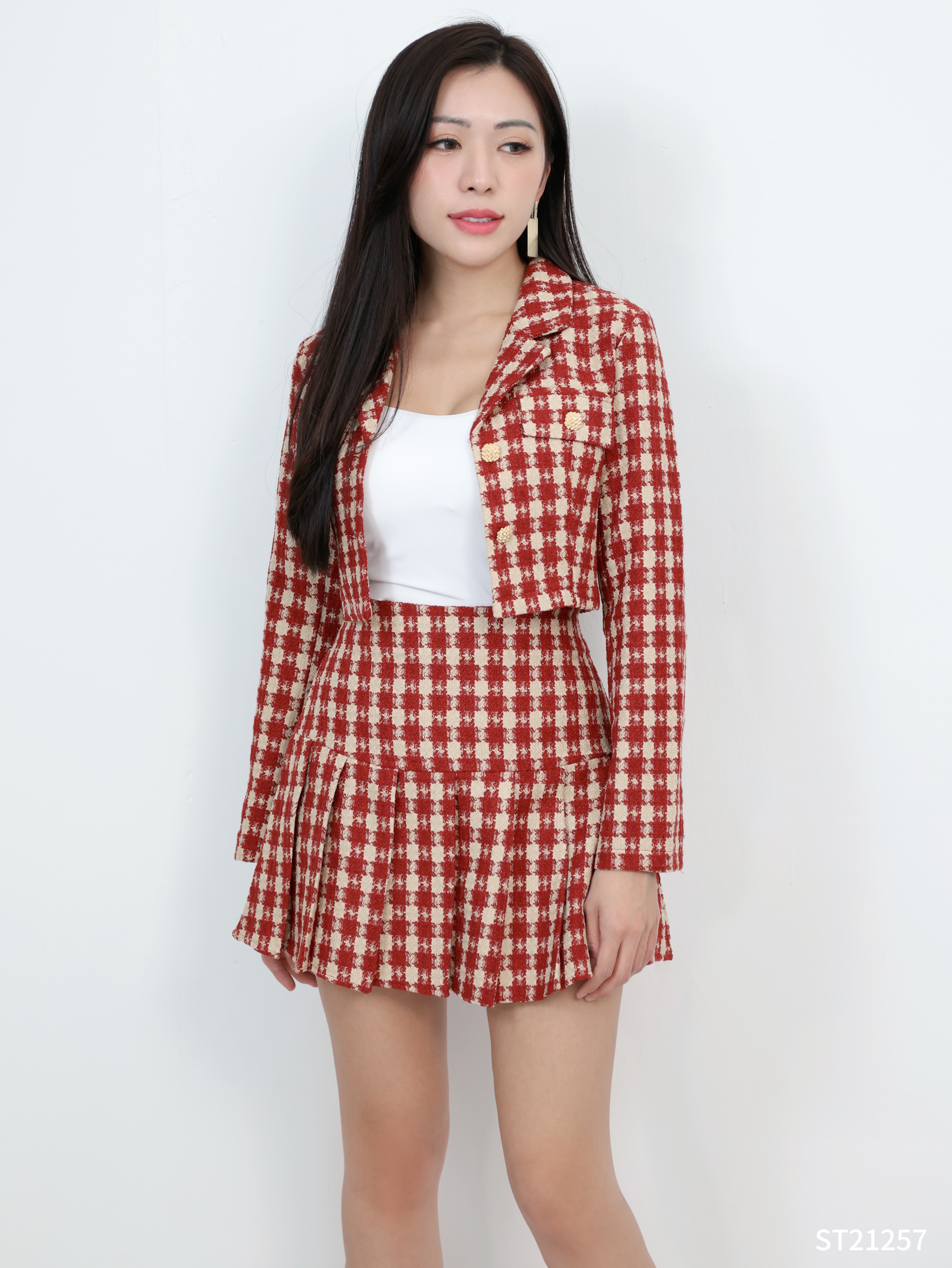 【LBP独家】高端减龄小香风两件套 (ST21257)-La'Belle Fashion Boutique Sdn Bhd