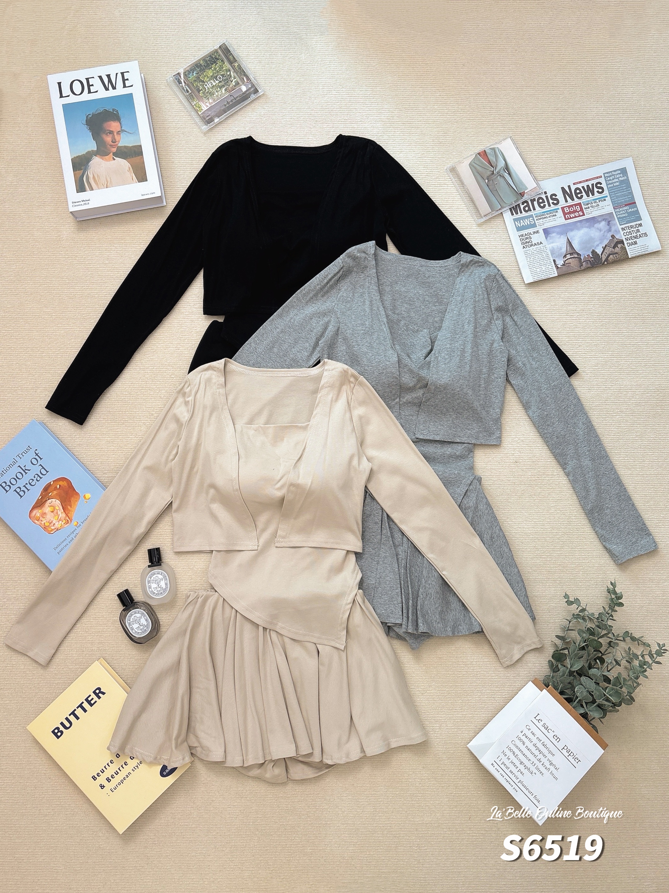 纯欲风性感三件套 (S6519) 