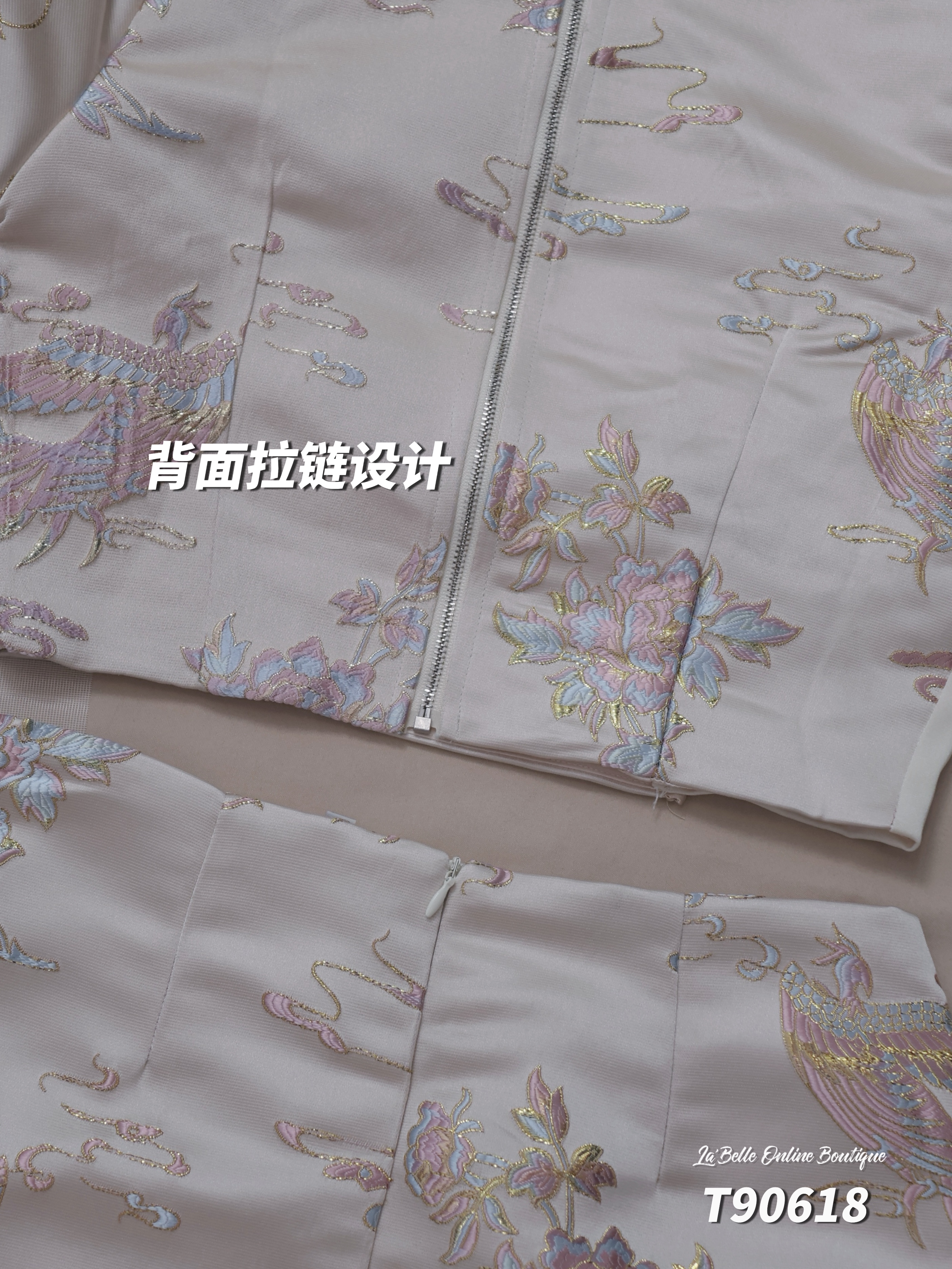 【LBP亲子系列-妈妈款】独特改良版旗袍两件套 （T90618）