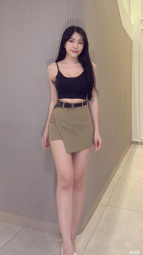 纯色裸感美背透气吊带内搭 (4366)