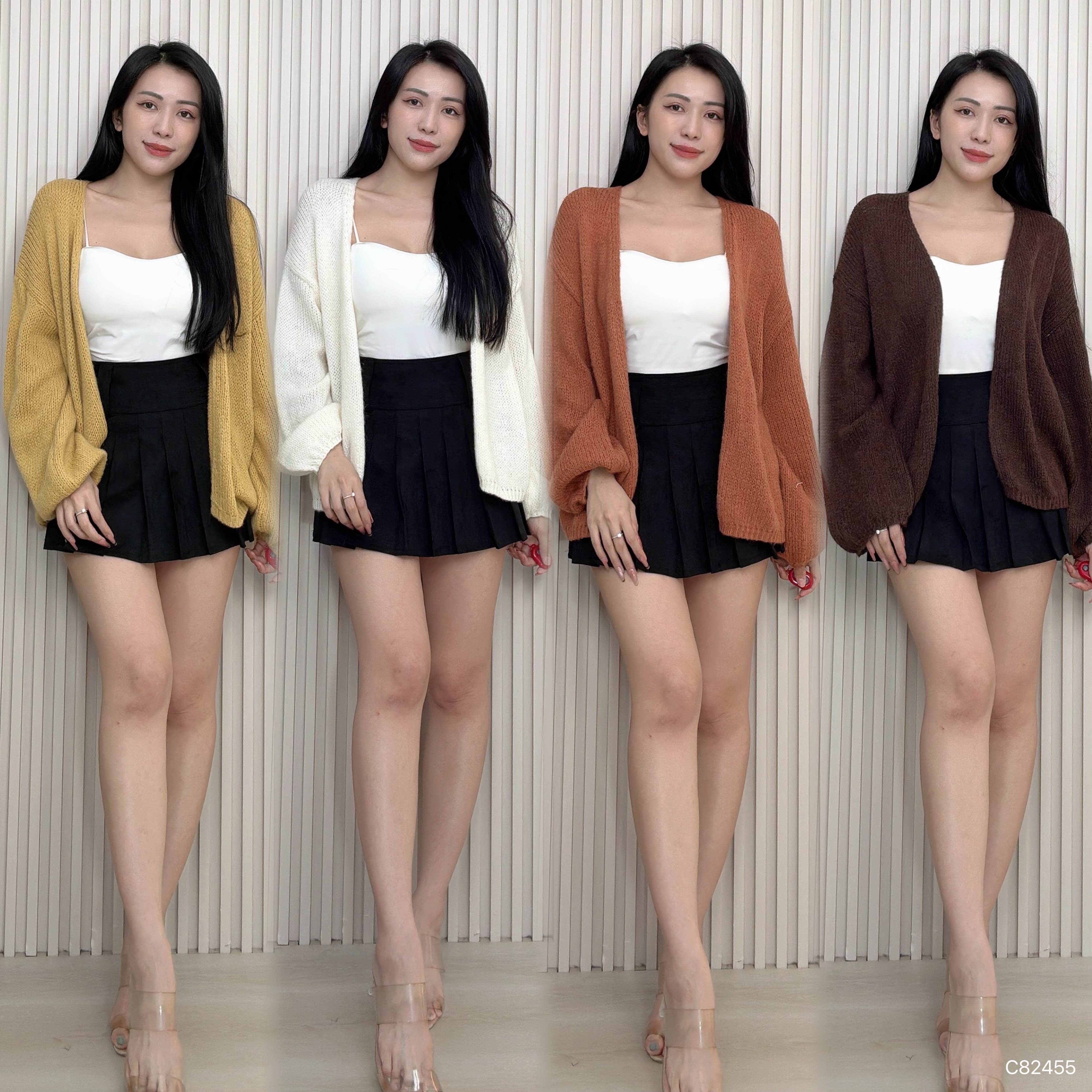 韩版慵懒大袖子开衬外套 （C82455）