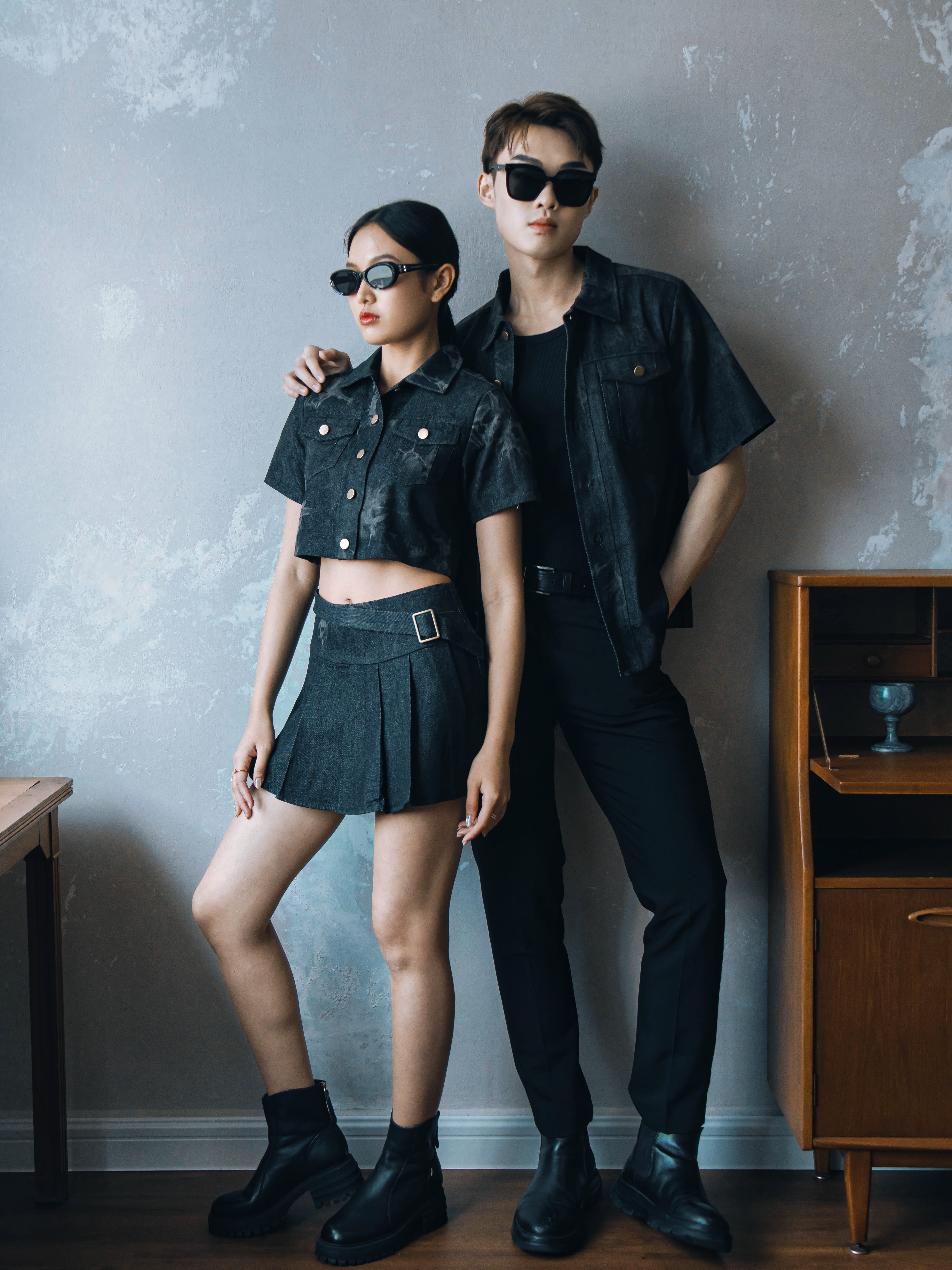 【预购PRE-ORDER】【LBP 独家情侣款系列】独特扎染牛仔两件套 (ST21554)