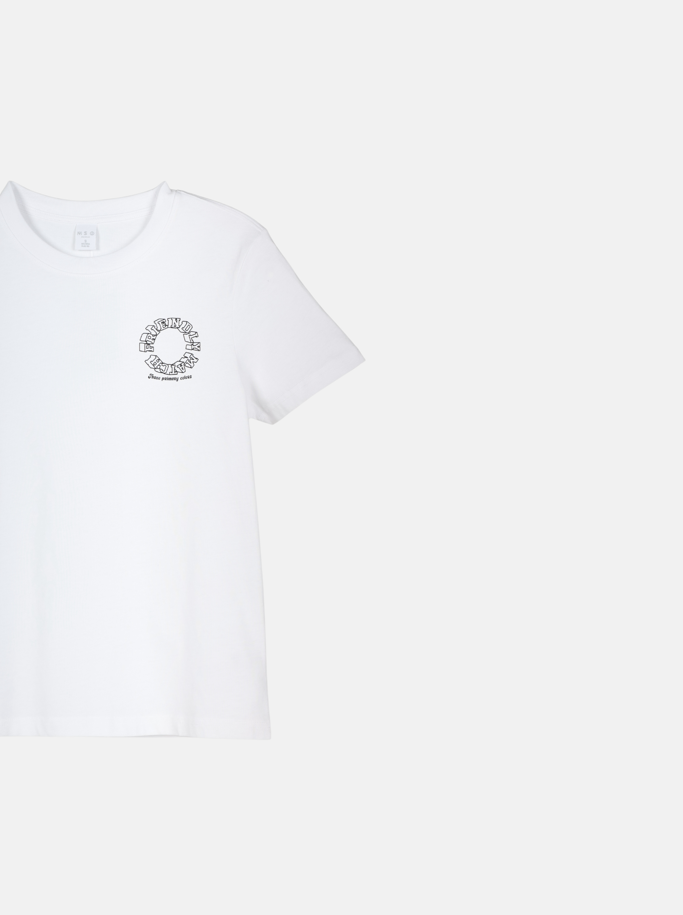 Regular Men's T-Shirt with "FRIENDLY MATCH" Logo Print  (YS30118)