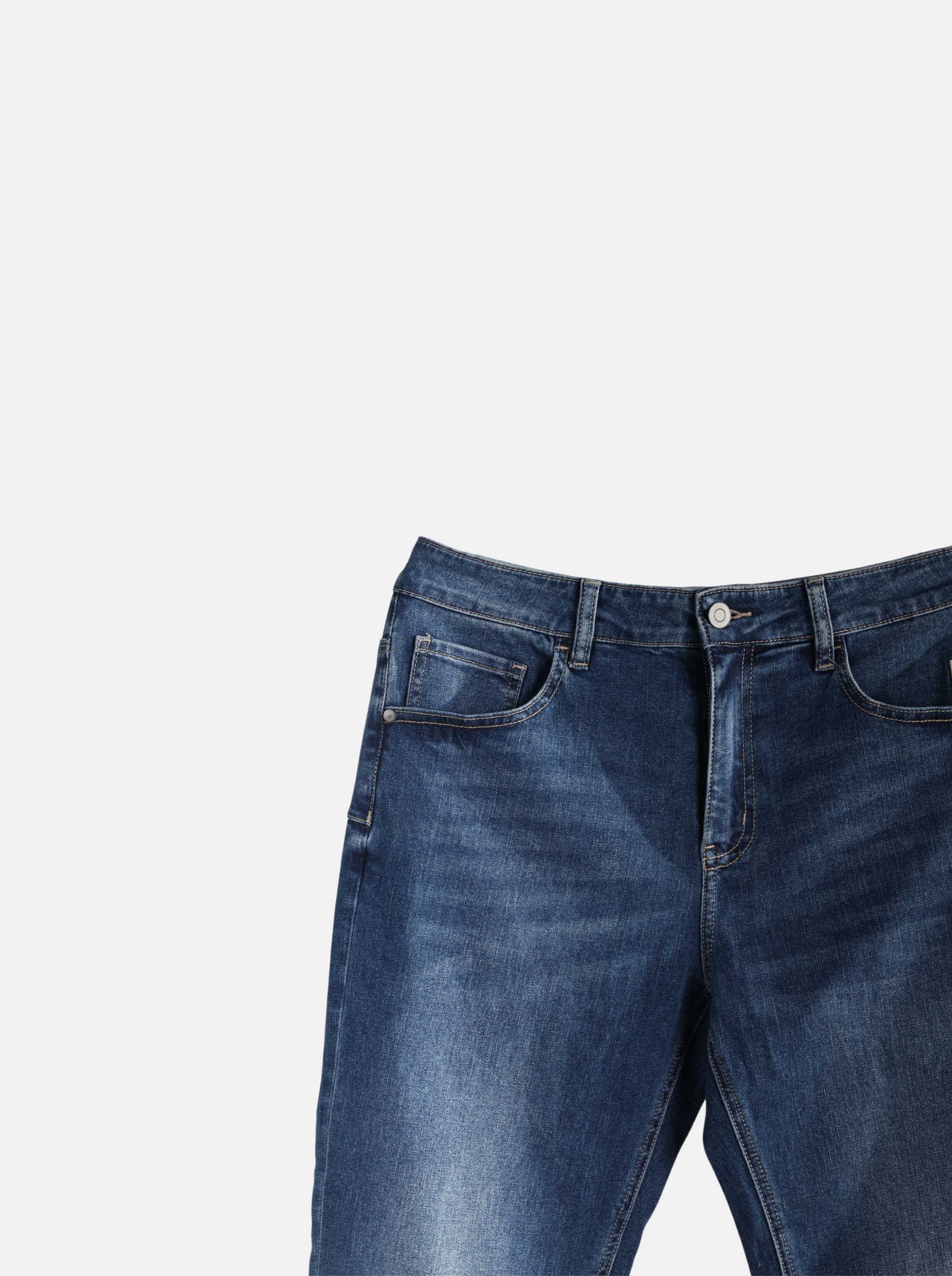 Straight Cut Men's Long Jeans (YS30124)