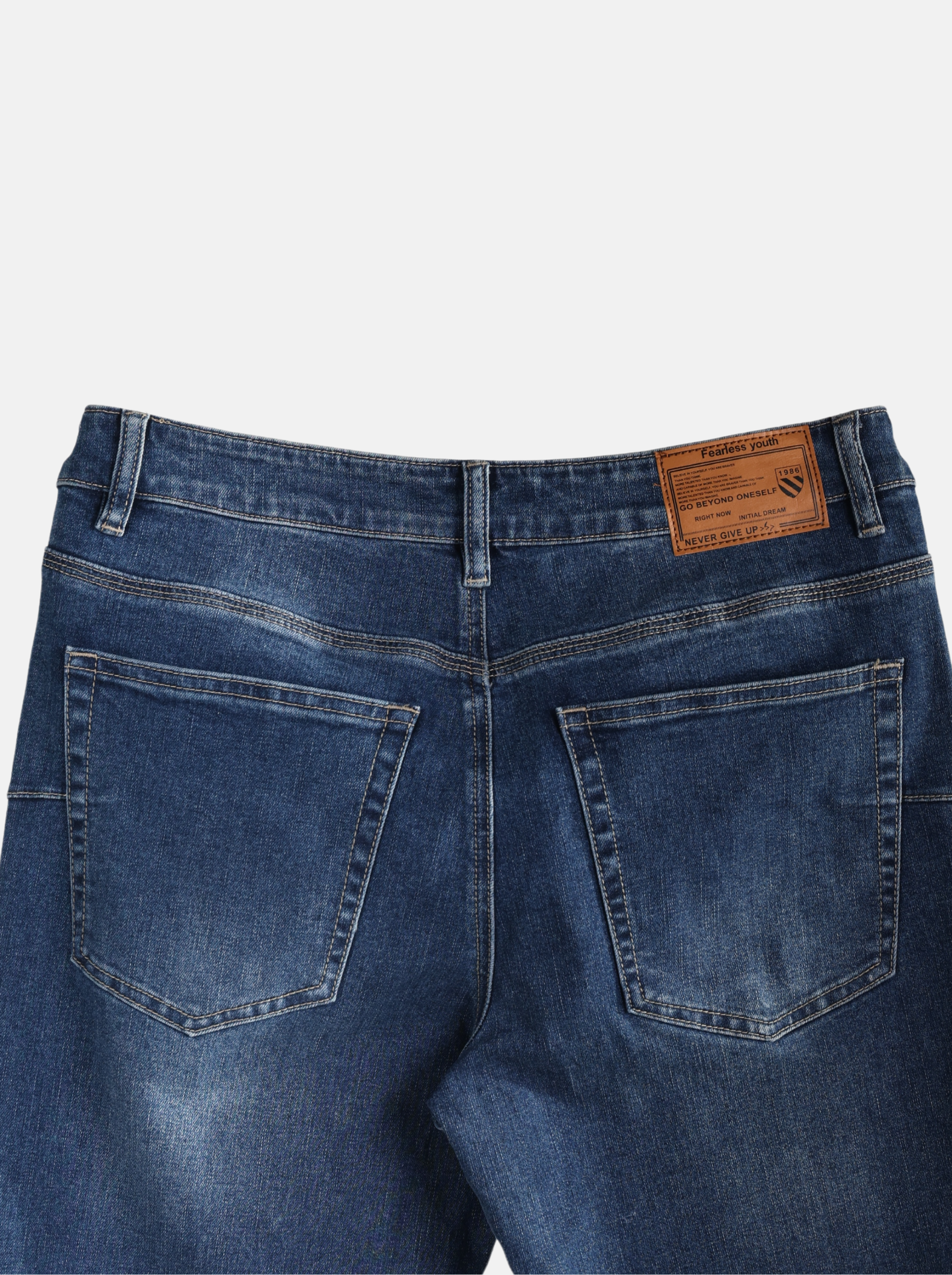 Straight Cut Men's Long Jeans (YS30124)