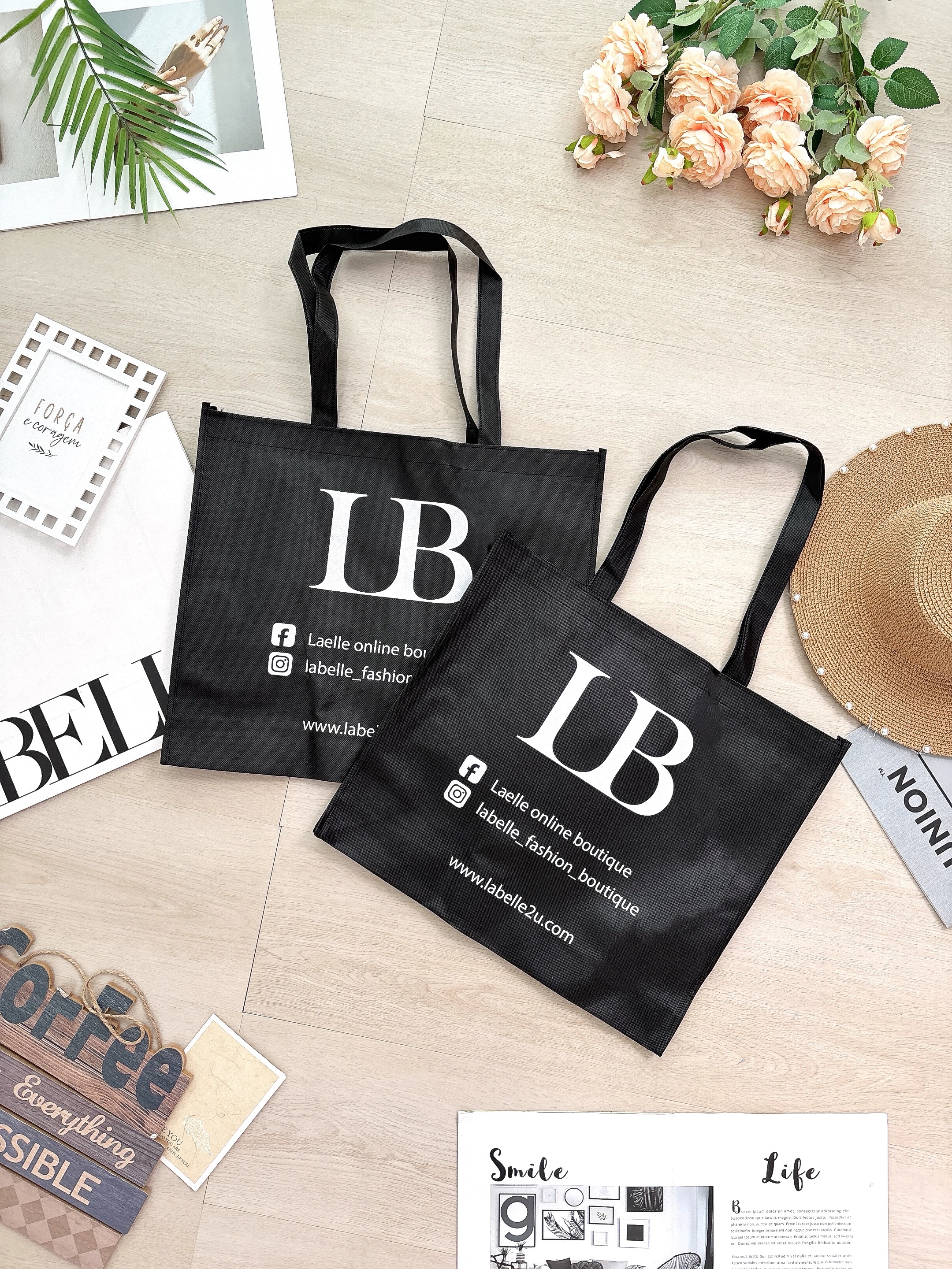 【Free Gift】La'belle Recycle Bag (Small) - 达标RM300以上送-La'Belle Fashion Boutique Sdn Bhd