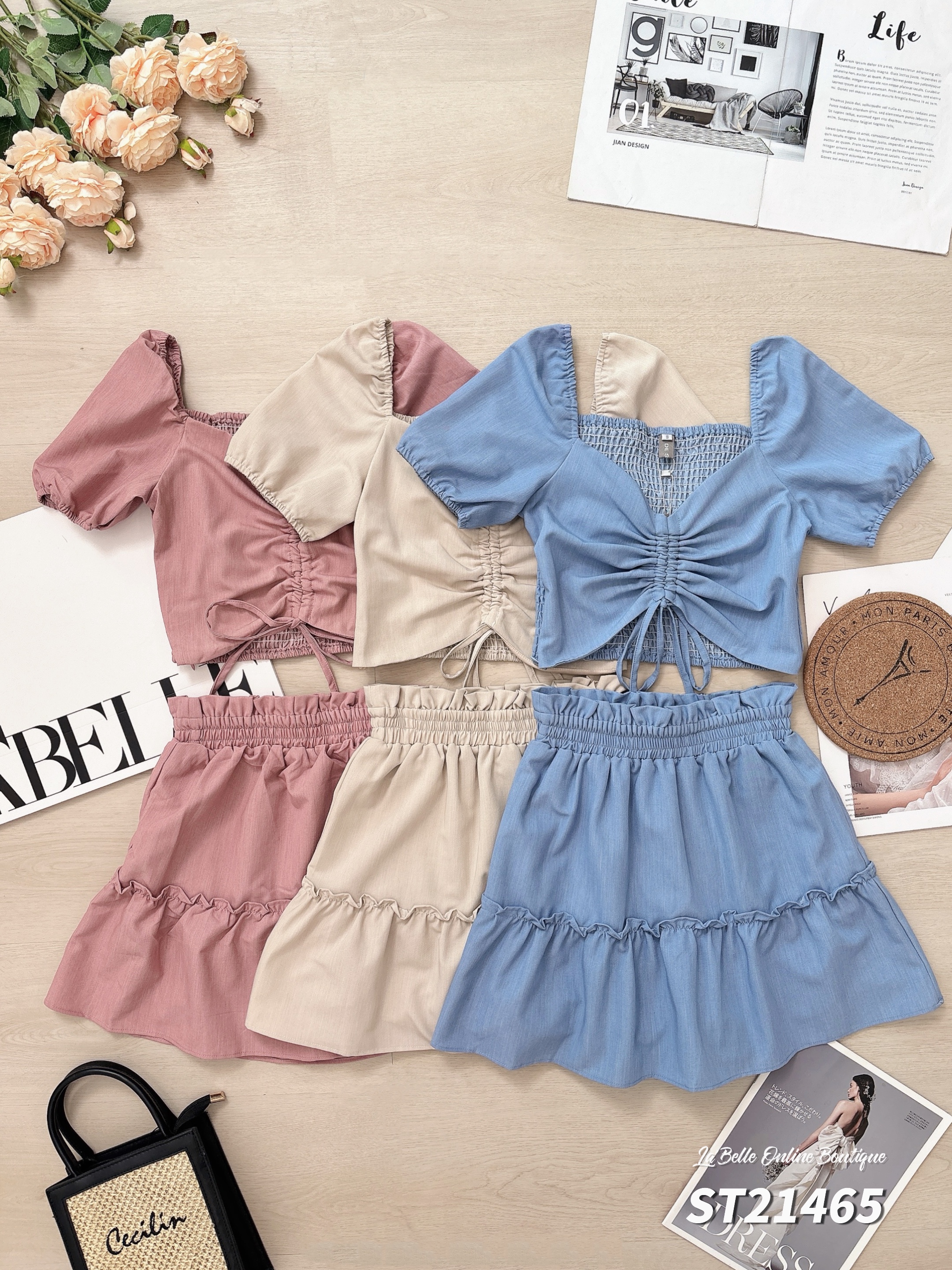 可爱甜美两件套 (ST21465)