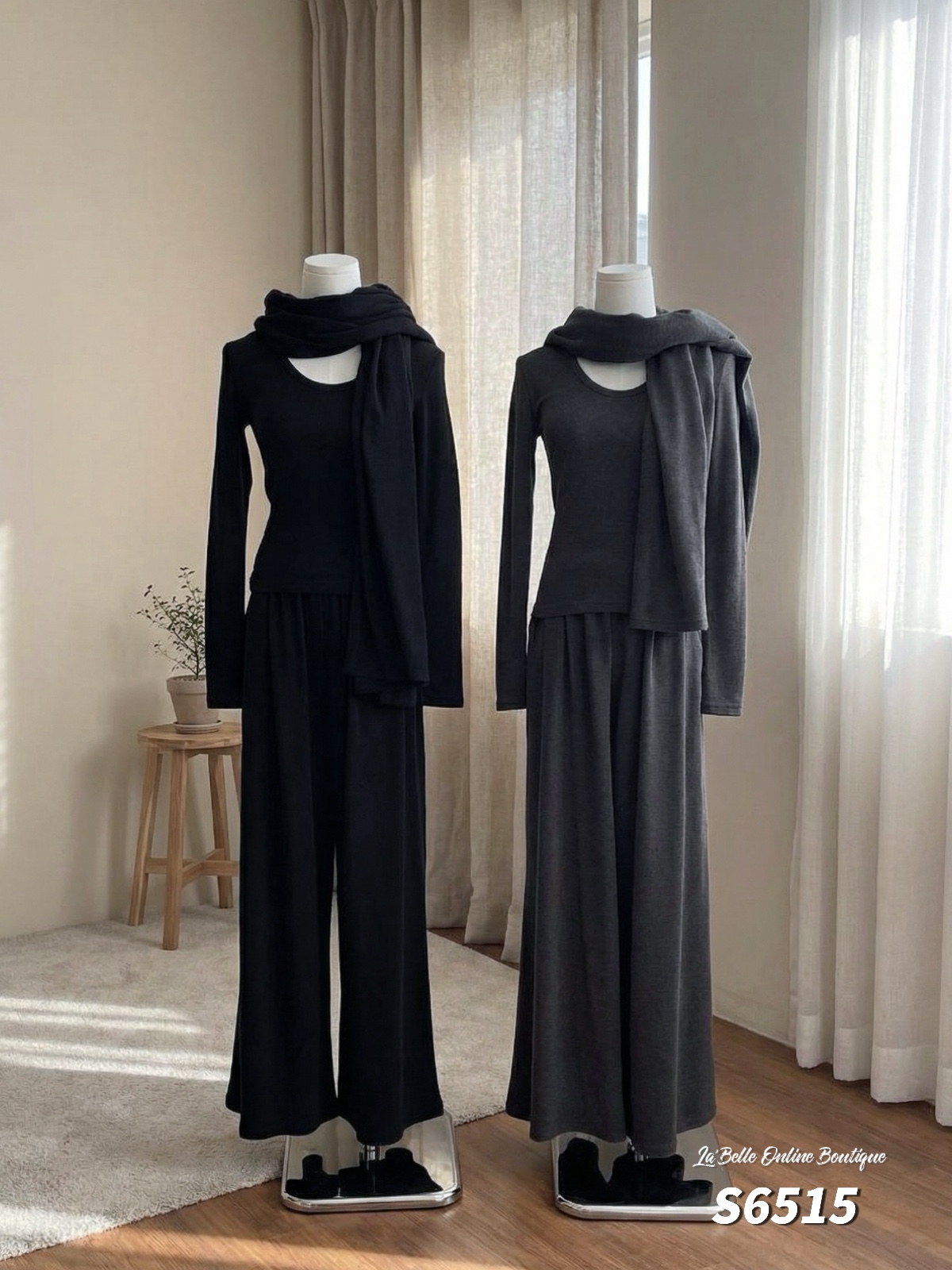 韩系慵懒风两件套 (S6515)