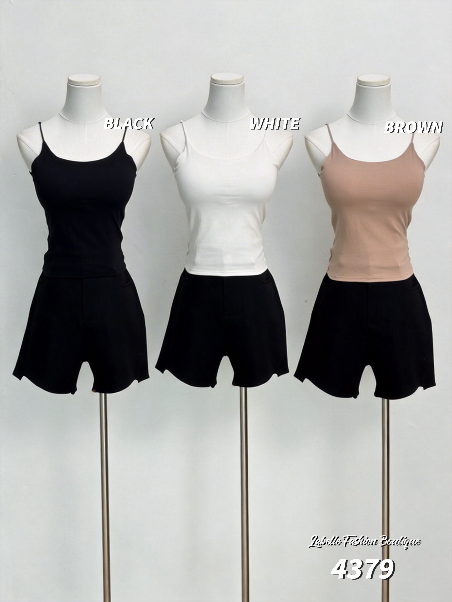 绝美后背V领蕾丝花边吊带内搭  (4379)