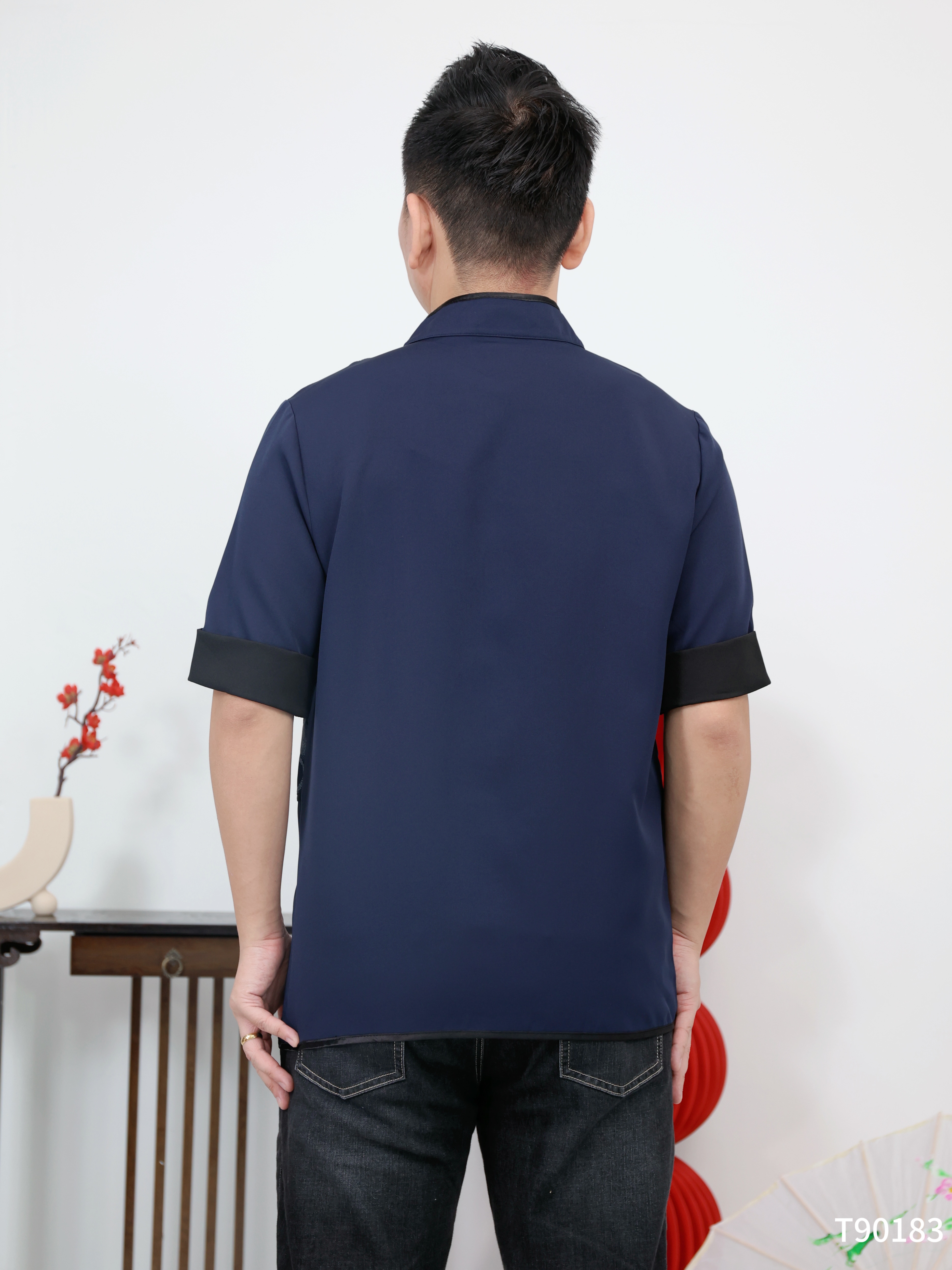 【LBP GXFC 独家新年系列 - 祥云瑞彩】复古经典款立领唐装上衣/外套 (T90183)-La'Belle Fashion Boutique Sdn Bhd