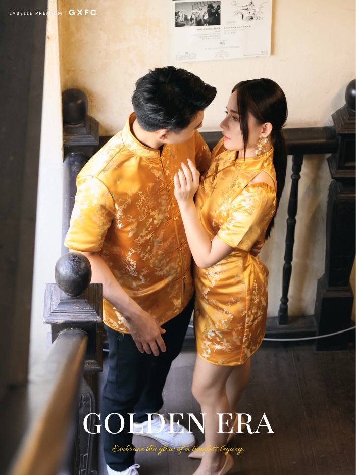 【LBP GXFC 独家新年系列-盛世年华】独特传统花鸟图刺绣唐装上衣 (T90223)-La'Belle Fashion Boutique Sdn Bhd