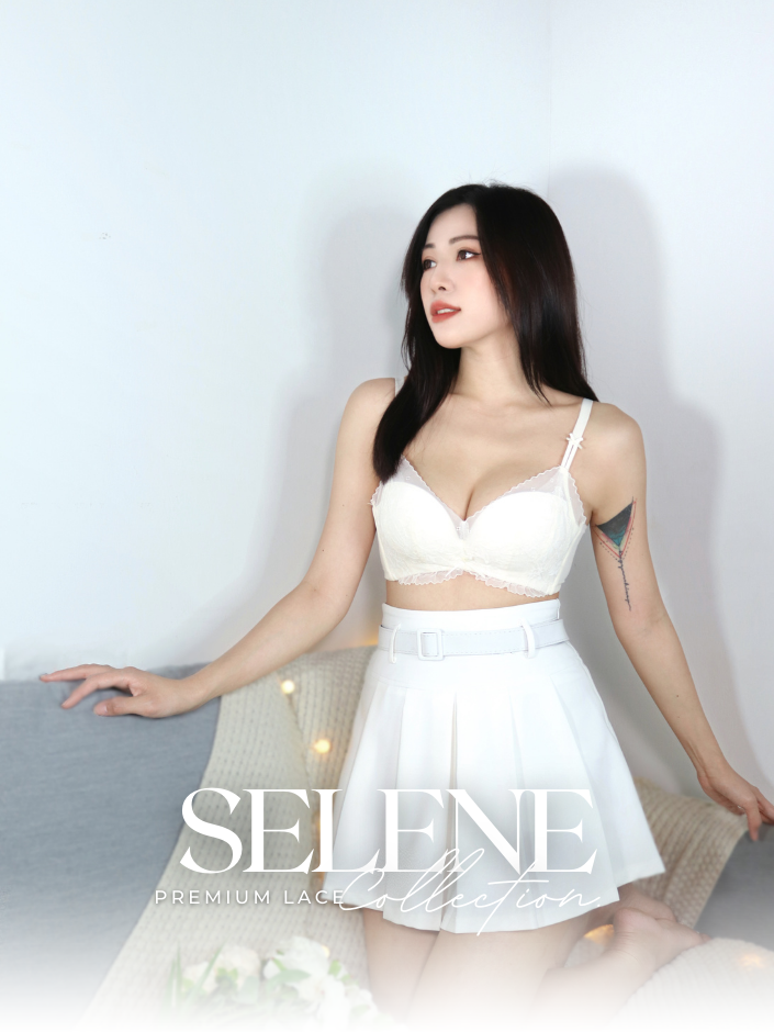 【Selene】纯欲甜美少女系无钢圈中厚款胸罩瑟玲（4264）